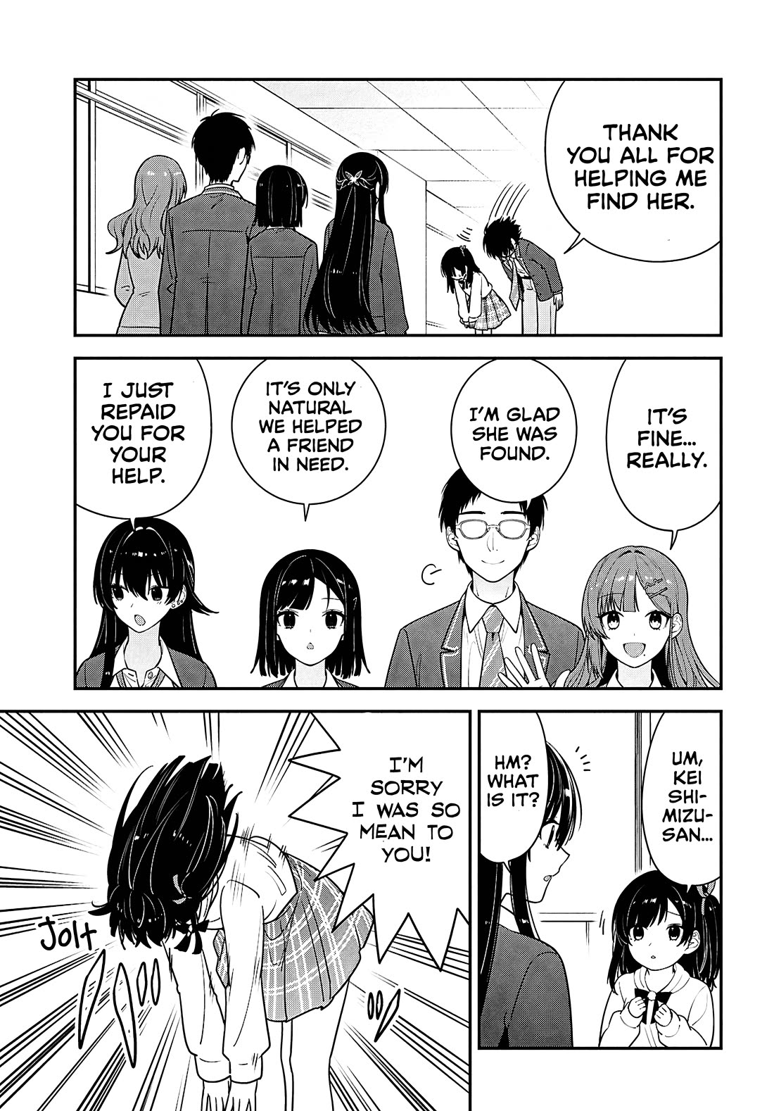 The Delinquent Shimizu-san Sitting Next to Me Has Dyed Her Hair Black Chapter 15 page 18 - Chapter 15