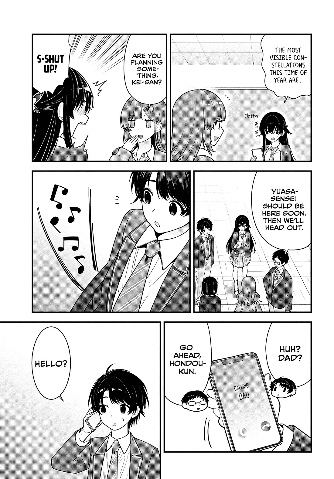 The Delinquent Shimizu-san Sitting Next to Me Has Dyed Her Hair Black Chapter 15 page 3 - Chapter 15