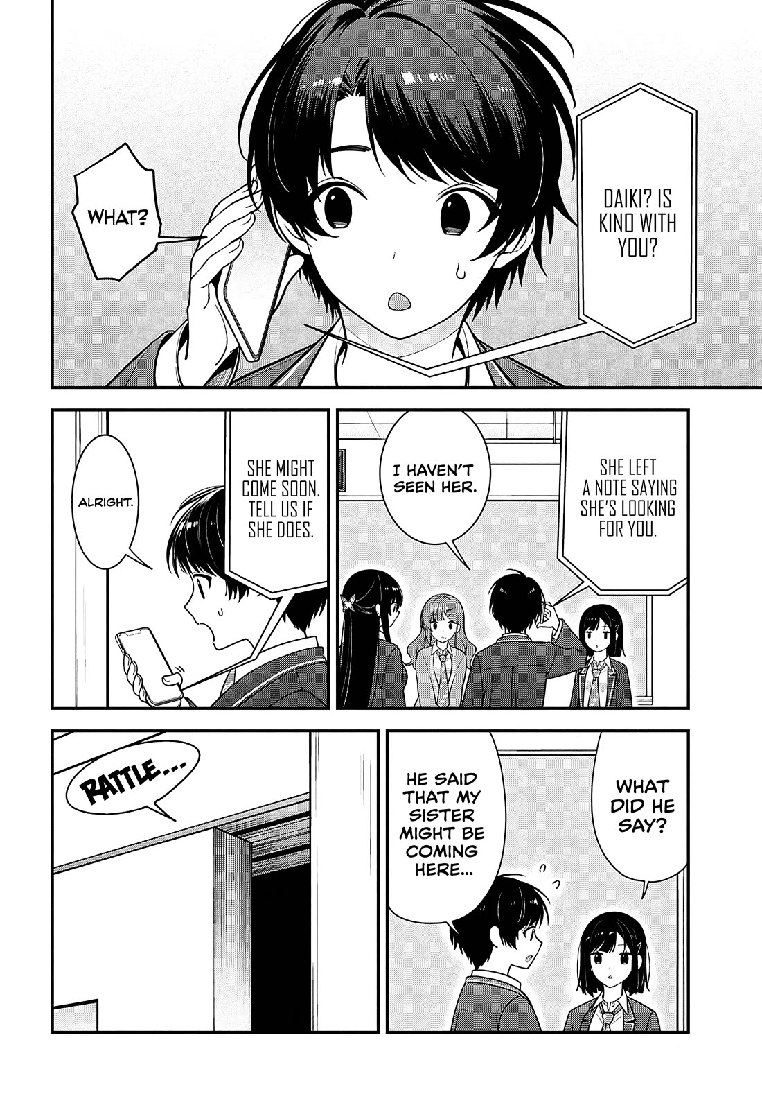 The Delinquent Shimizu-san Sitting Next to Me Has Dyed Her Hair Black Chapter 15 page 4 - Chapter 15