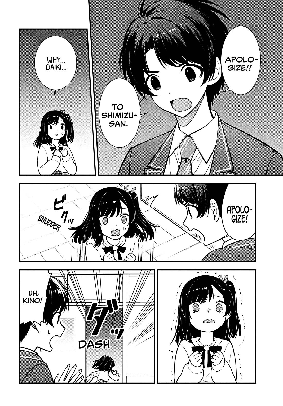 The Delinquent Shimizu-san Sitting Next to Me Has Dyed Her Hair Black Chapter 15 page 8 - Chapter 15