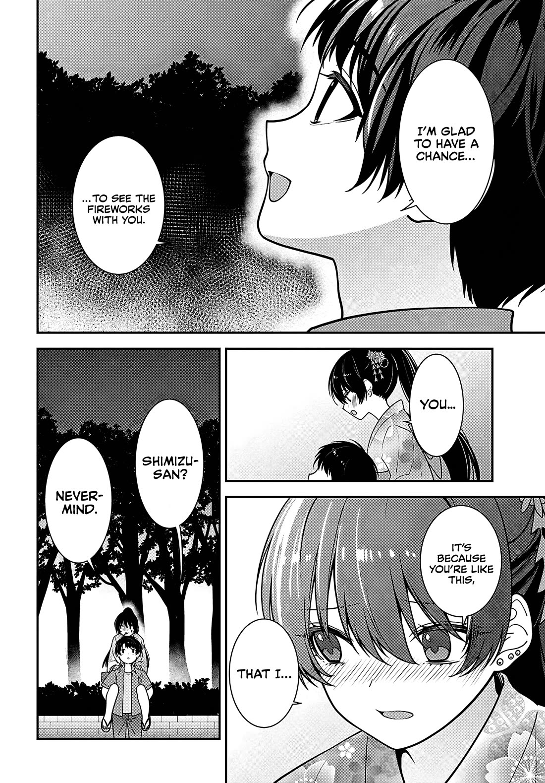 The Delinquent Shimizu-san Sitting Next to Me Has Dyed Her Hair Black Chapter 16 page 38 - Chapter 16