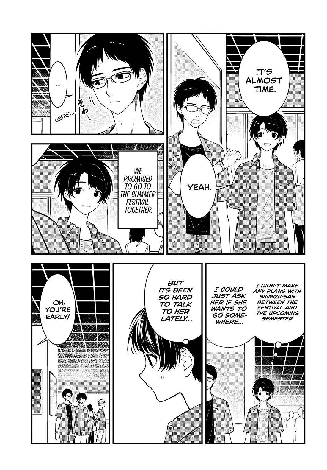 The Delinquent Shimizu-san Sitting Next to Me Has Dyed Her Hair Black Chapter 16 page 5 - Chapter 16