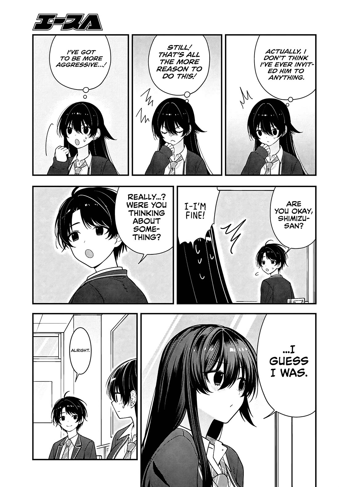 The Delinquent Shimizu-san Sitting Next to Me Has Dyed Her Hair Black Chapter 17 page 10 - Chapter 17