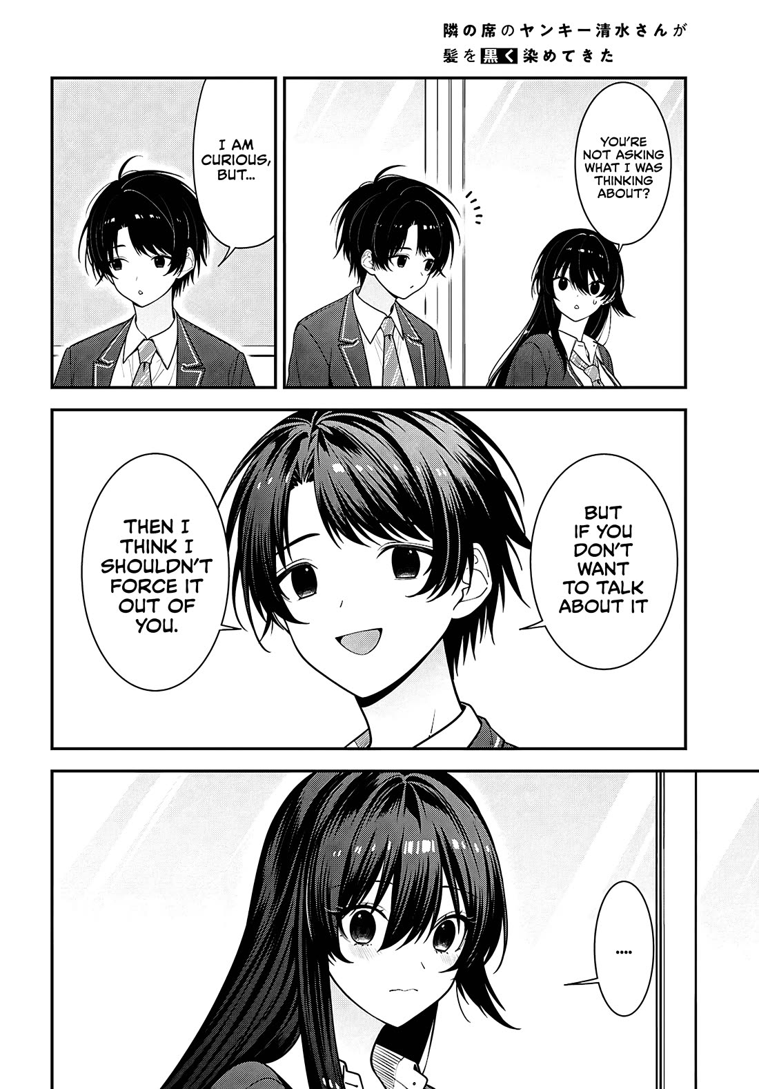 The Delinquent Shimizu-san Sitting Next to Me Has Dyed Her Hair Black Chapter 17 page 11 - Chapter 17