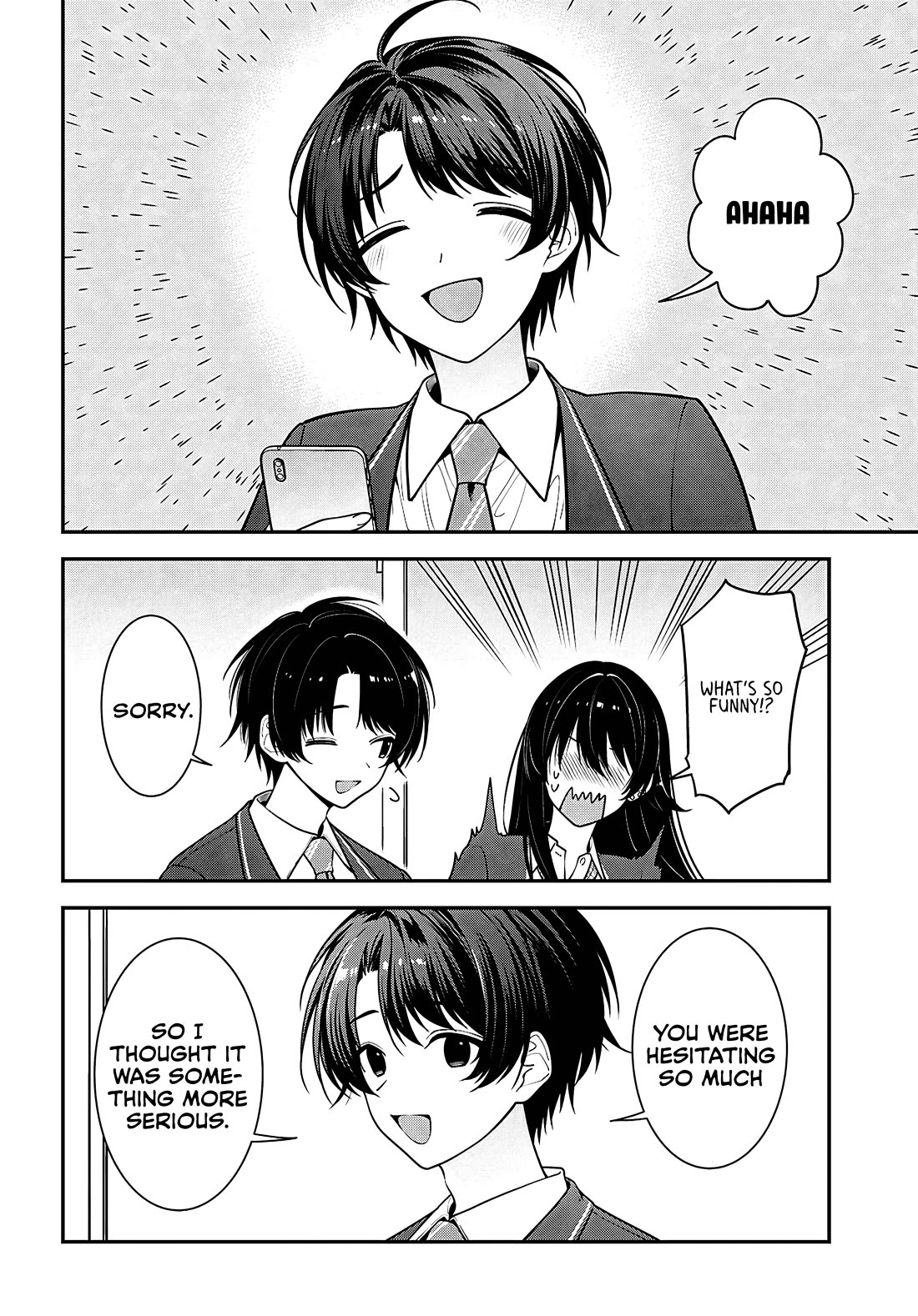 The Delinquent Shimizu-san Sitting Next to Me Has Dyed Her Hair Black Chapter 17 page 15 - Chapter 17