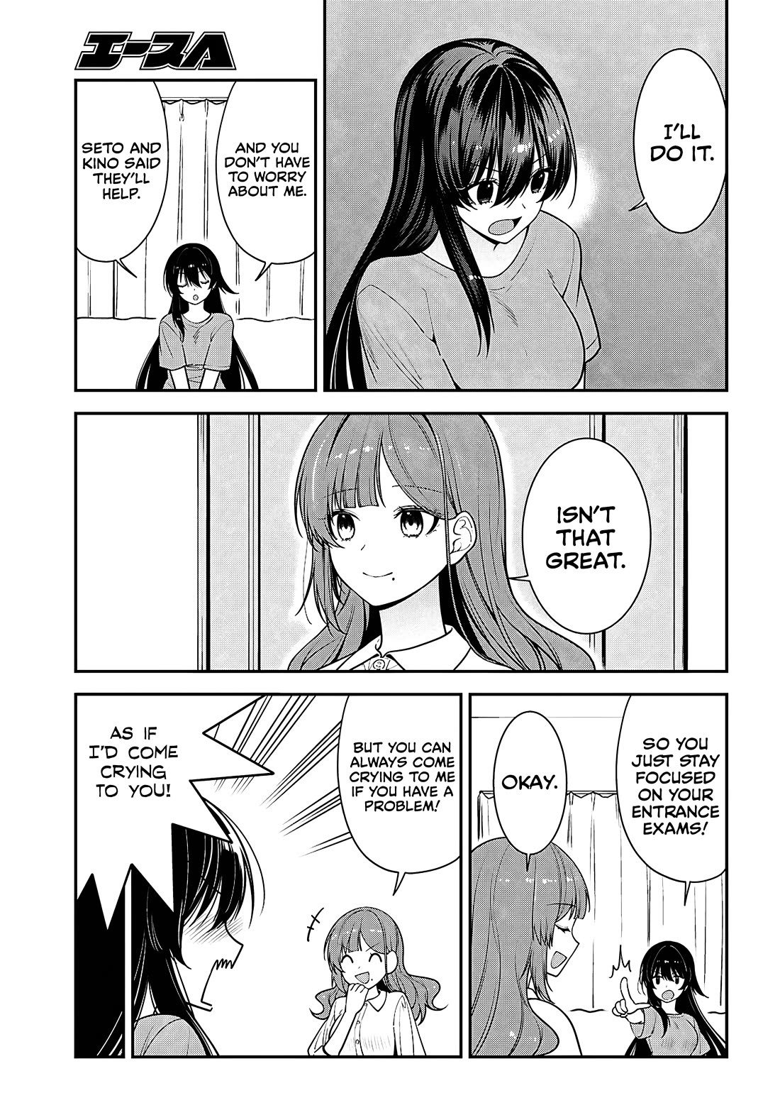 The Delinquent Shimizu-san Sitting Next to Me Has Dyed Her Hair Black Chapter 17 page 8 - Chapter 17