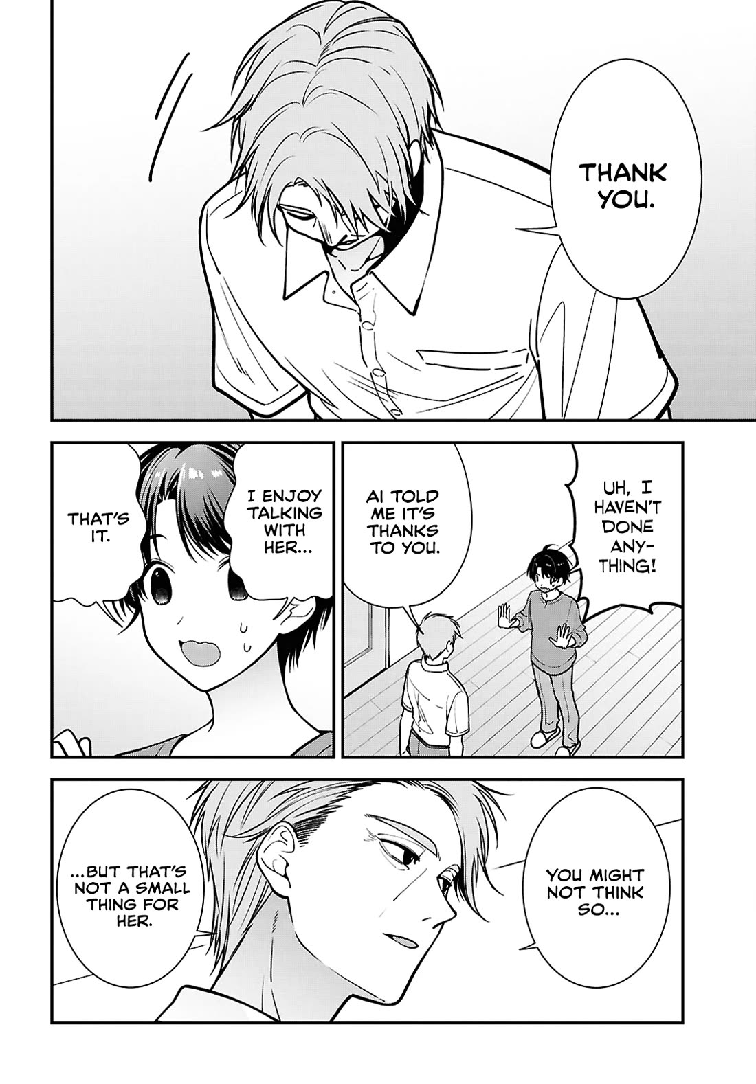 The Delinquent Shimizu-san Sitting Next to Me Has Dyed Her Hair Black Chapter 18 page 14 - Chapter 18