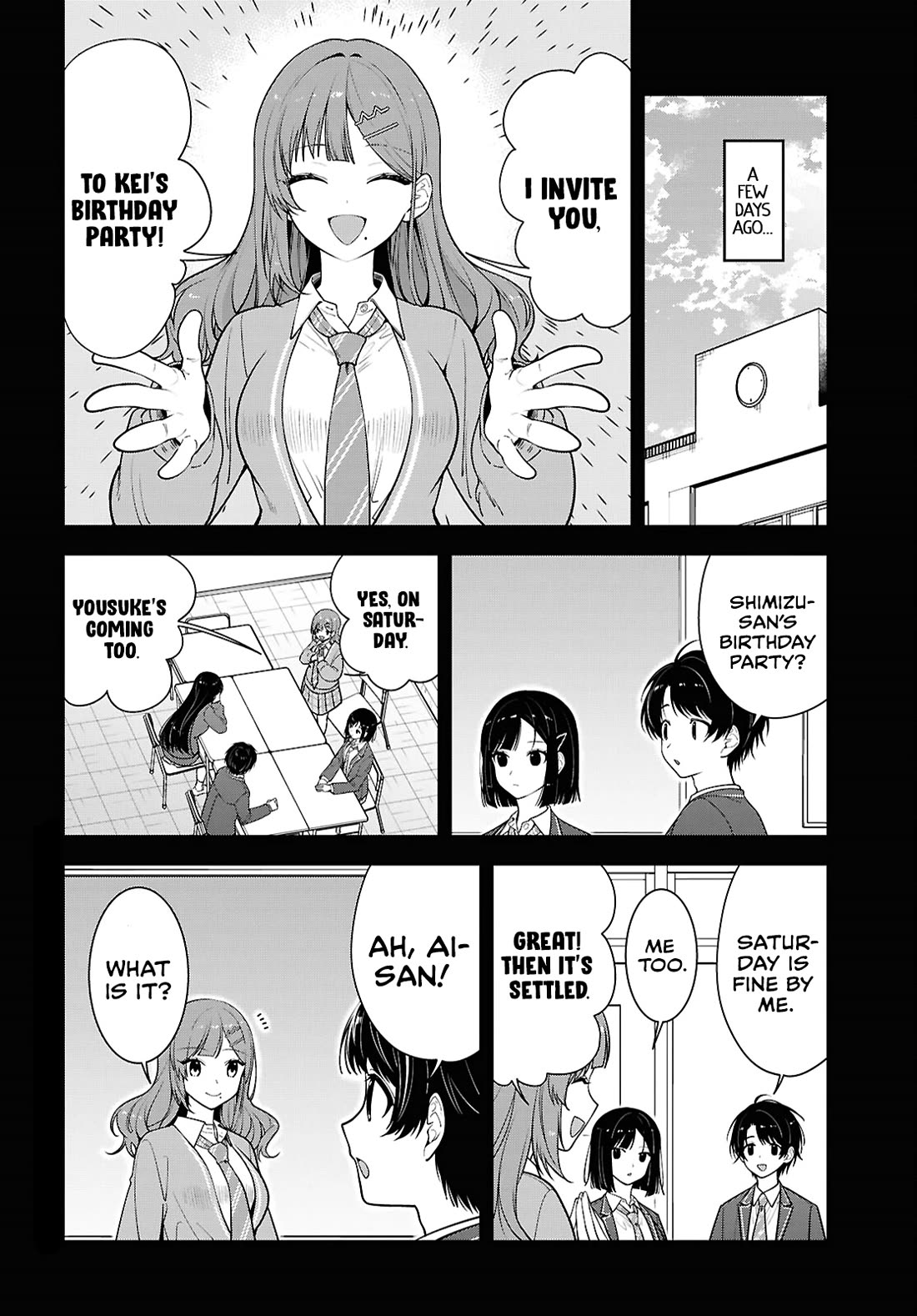 The Delinquent Shimizu-san Sitting Next to Me Has Dyed Her Hair Black Chapter 18 page 2 - Chapter 18