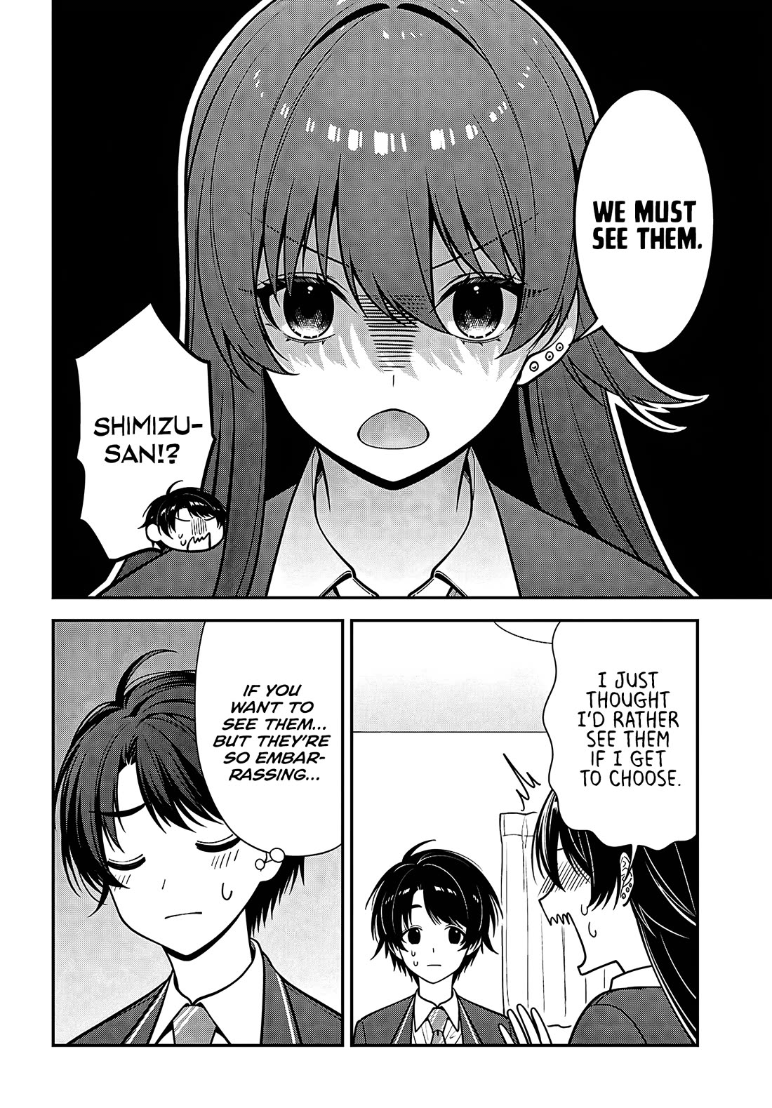The Delinquent Shimizu-san Sitting Next to Me Has Dyed Her Hair Black Chapter 19 page 12 - Chapter 19