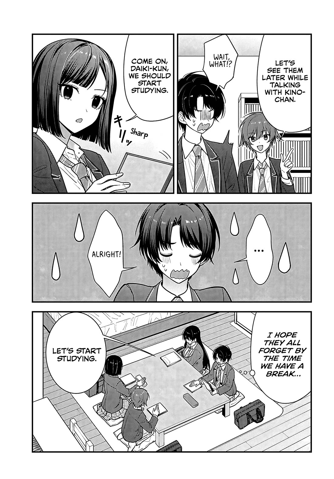 The Delinquent Shimizu-san Sitting Next to Me Has Dyed Her Hair Black Chapter 19 page 13 - Chapter 19