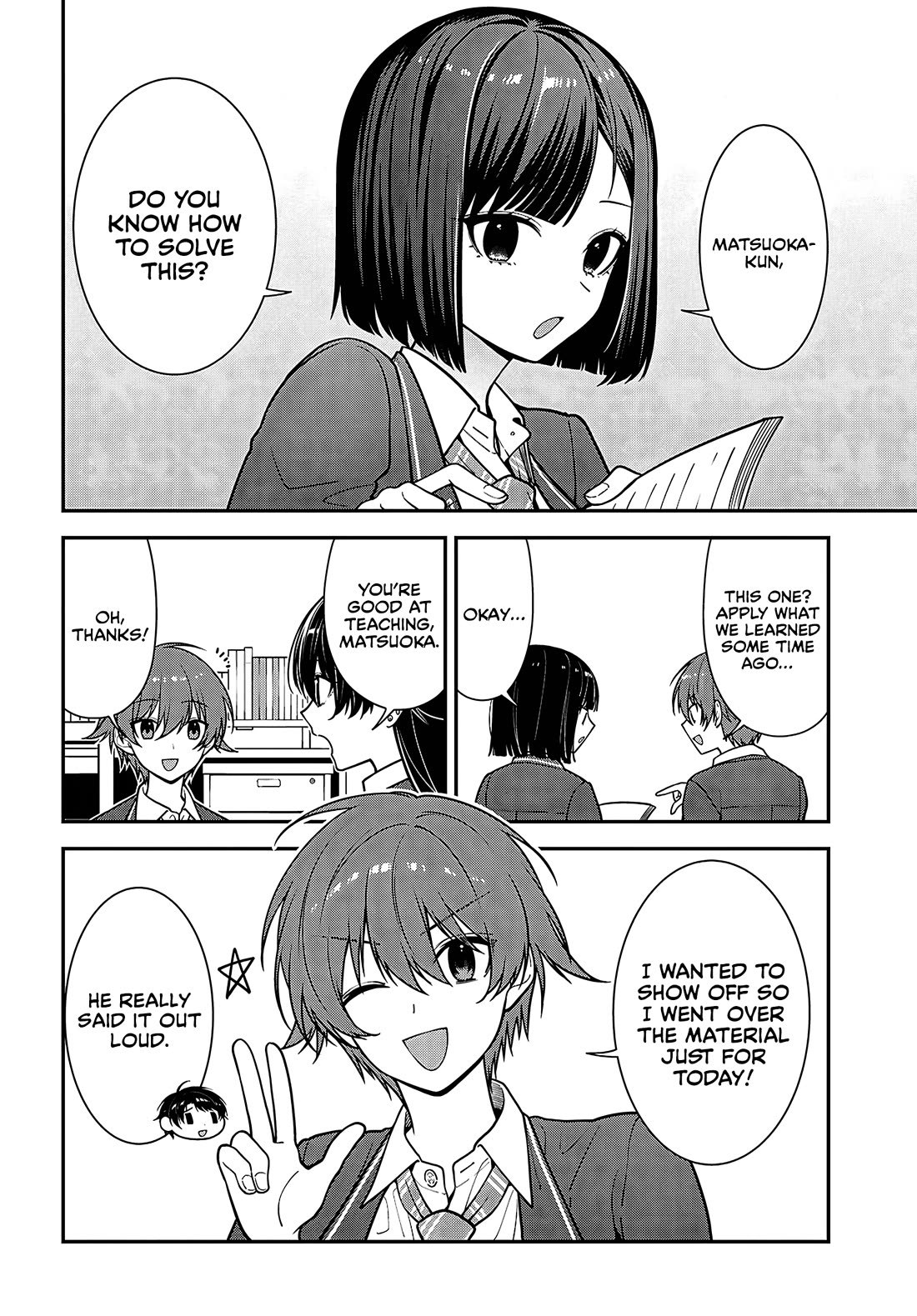 The Delinquent Shimizu-san Sitting Next to Me Has Dyed Her Hair Black Chapter 19 page 14 - Chapter 19