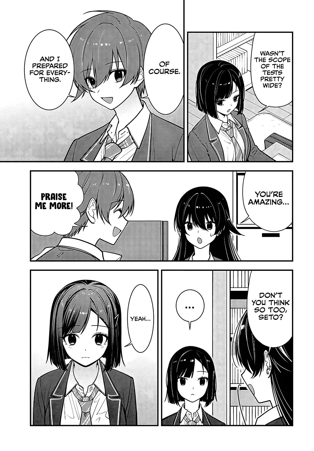 The Delinquent Shimizu-san Sitting Next to Me Has Dyed Her Hair Black Chapter 19 page 15 - Chapter 19