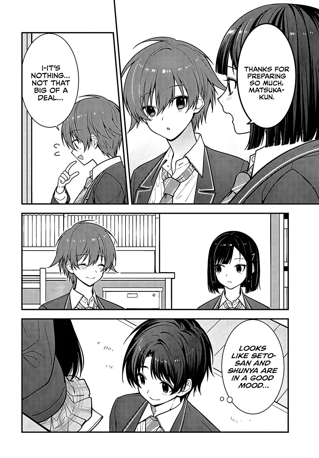 The Delinquent Shimizu-san Sitting Next to Me Has Dyed Her Hair Black Chapter 19 page 16 - Chapter 19