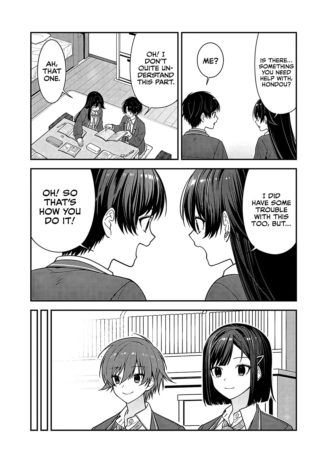 The Delinquent Shimizu-san Sitting Next to Me Has Dyed Her Hair Black Chapter 19 page 17 - Chapter 19