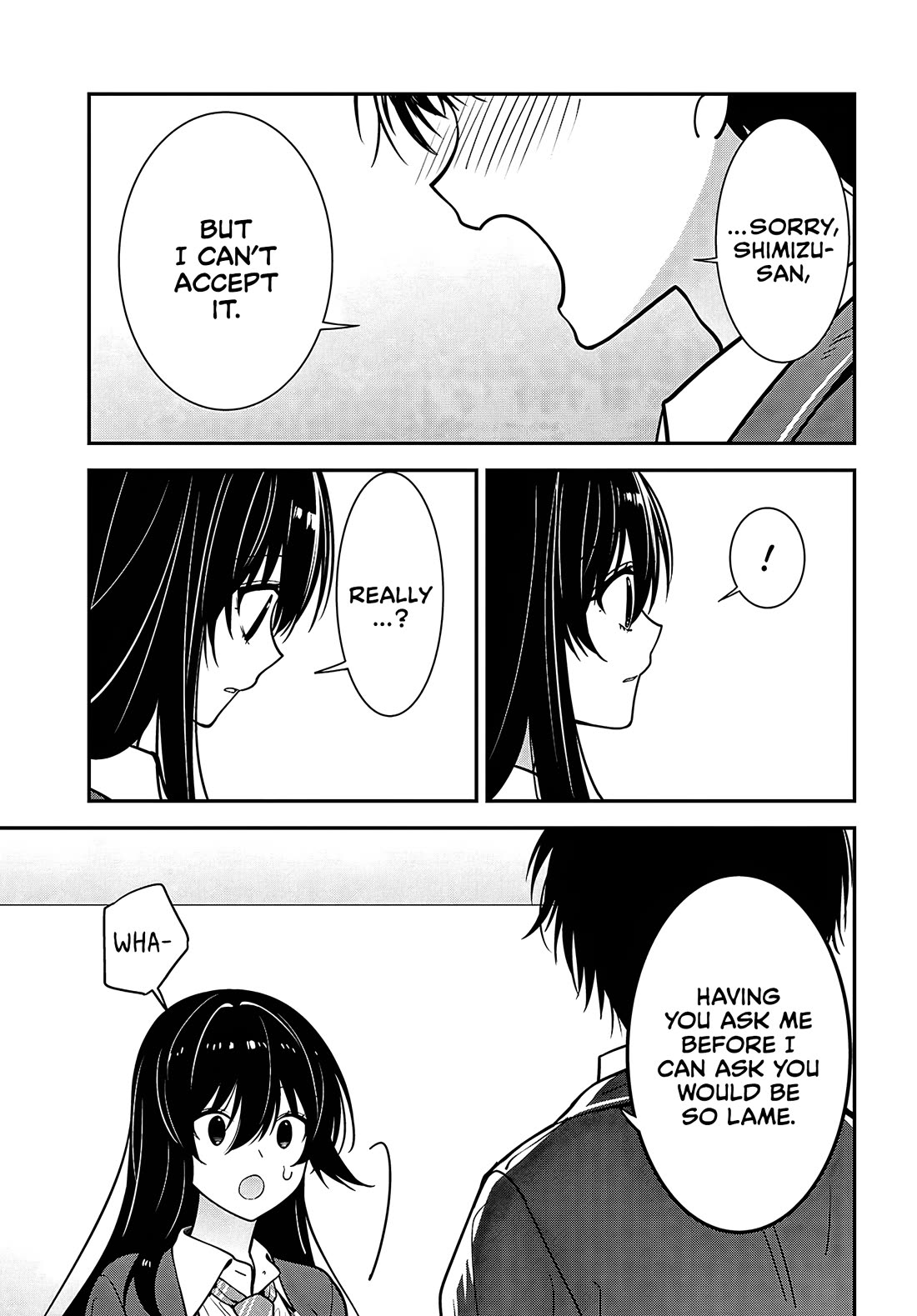The Delinquent Shimizu-san Sitting Next to Me Has Dyed Her Hair Black Chapter 19 page 30 - Chapter 19