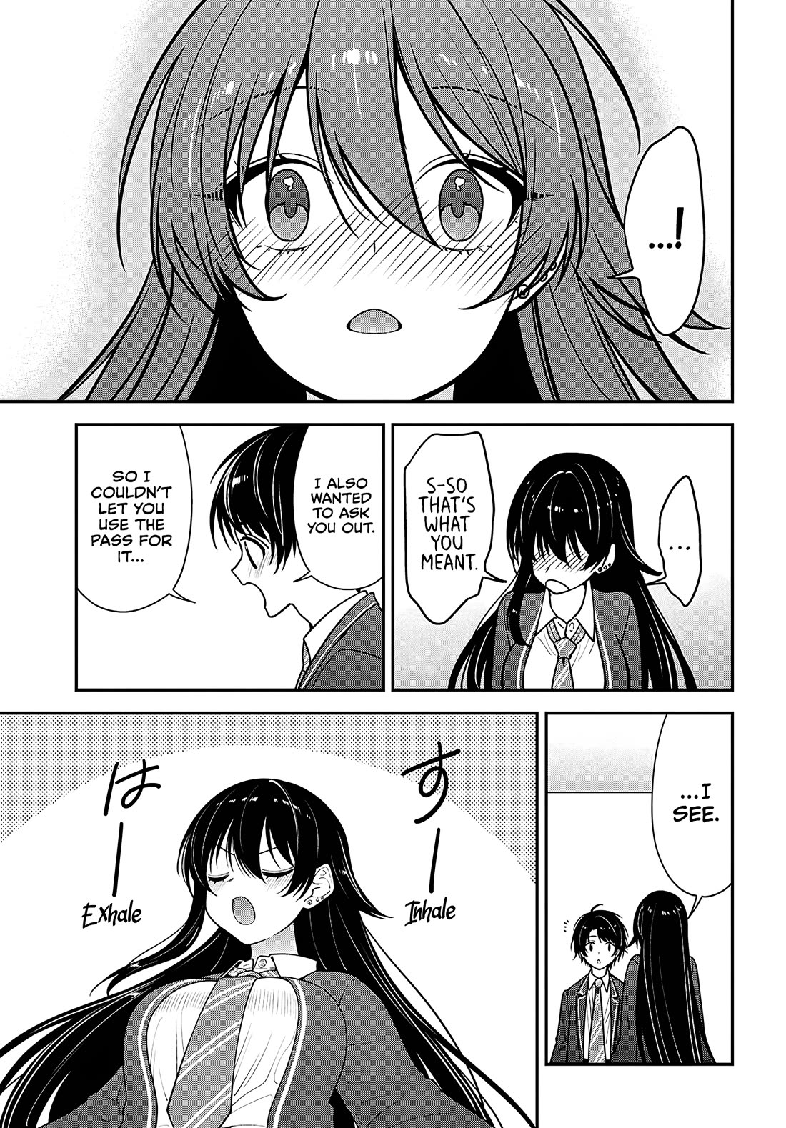 The Delinquent Shimizu-san Sitting Next to Me Has Dyed Her Hair Black Chapter 19 page 32 - Chapter 19