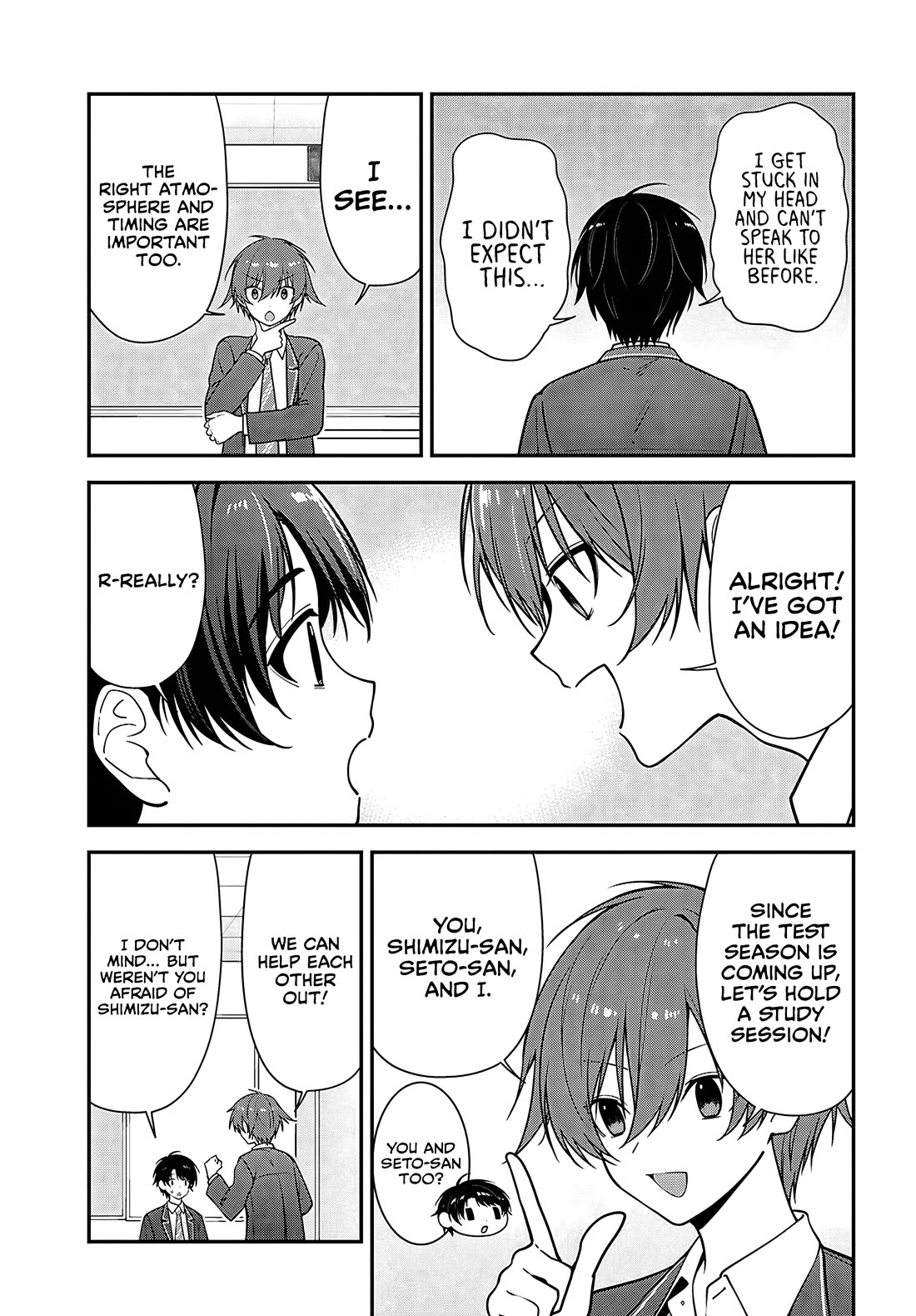 The Delinquent Shimizu-san Sitting Next to Me Has Dyed Her Hair Black Chapter 19 page 5 - Chapter 19