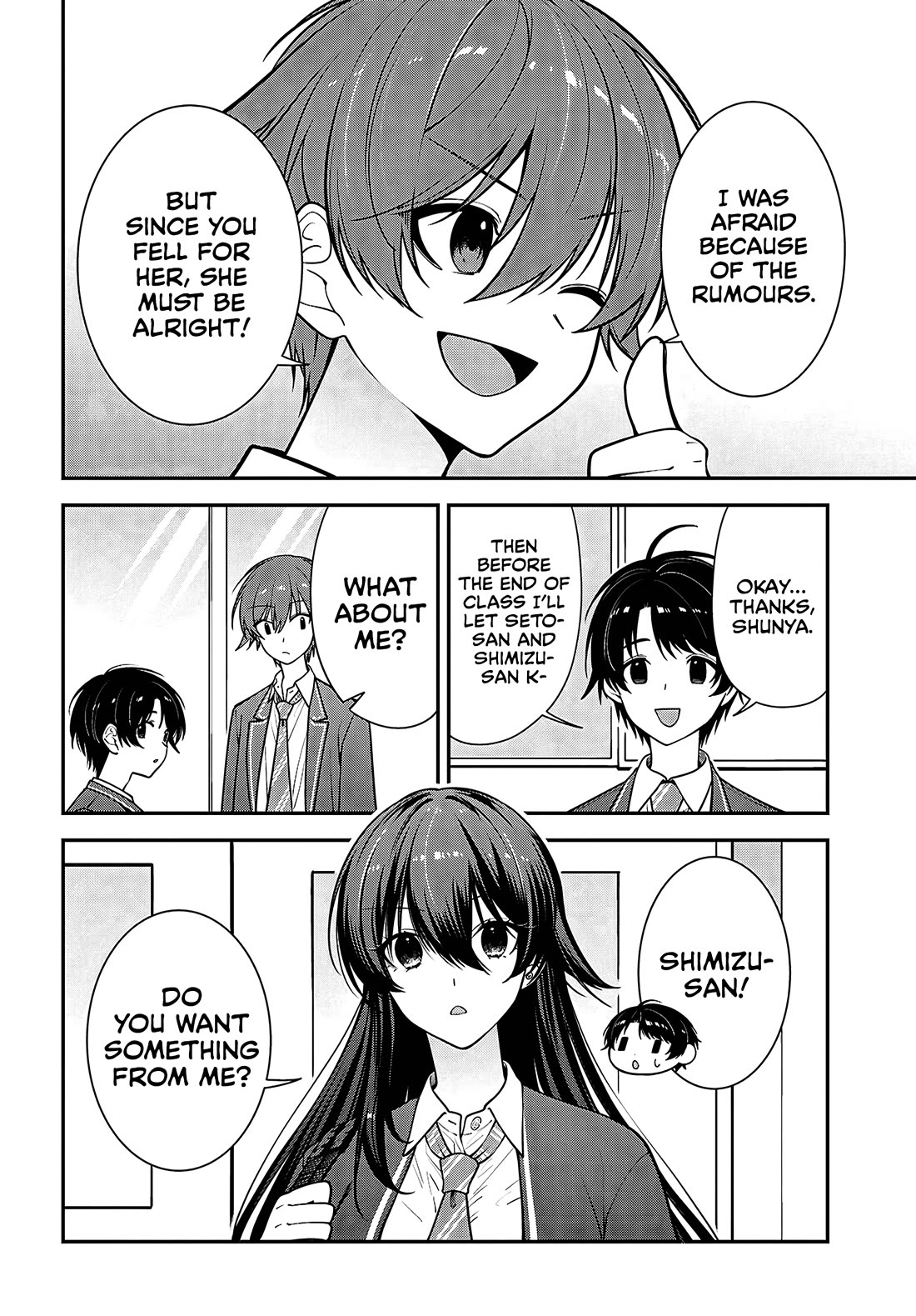 The Delinquent Shimizu-san Sitting Next to Me Has Dyed Her Hair Black Chapter 19 page 6 - Chapter 19