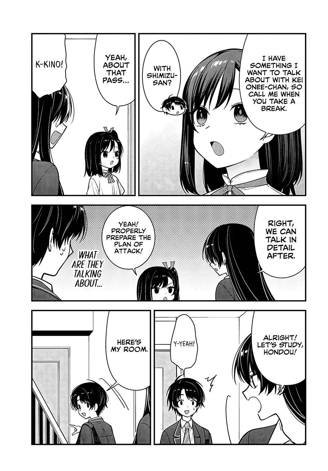 The Delinquent Shimizu-san Sitting Next to Me Has Dyed Her Hair Black Chapter 19 page 9 - Chapter 19