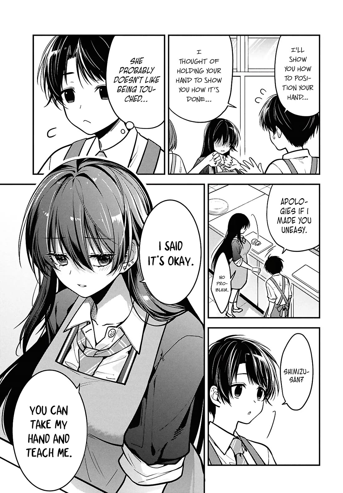 The Delinquent Shimizu-san Sitting Next to Me Has Dyed Her Hair Black Chapter 2 page 21 - Chapter 2