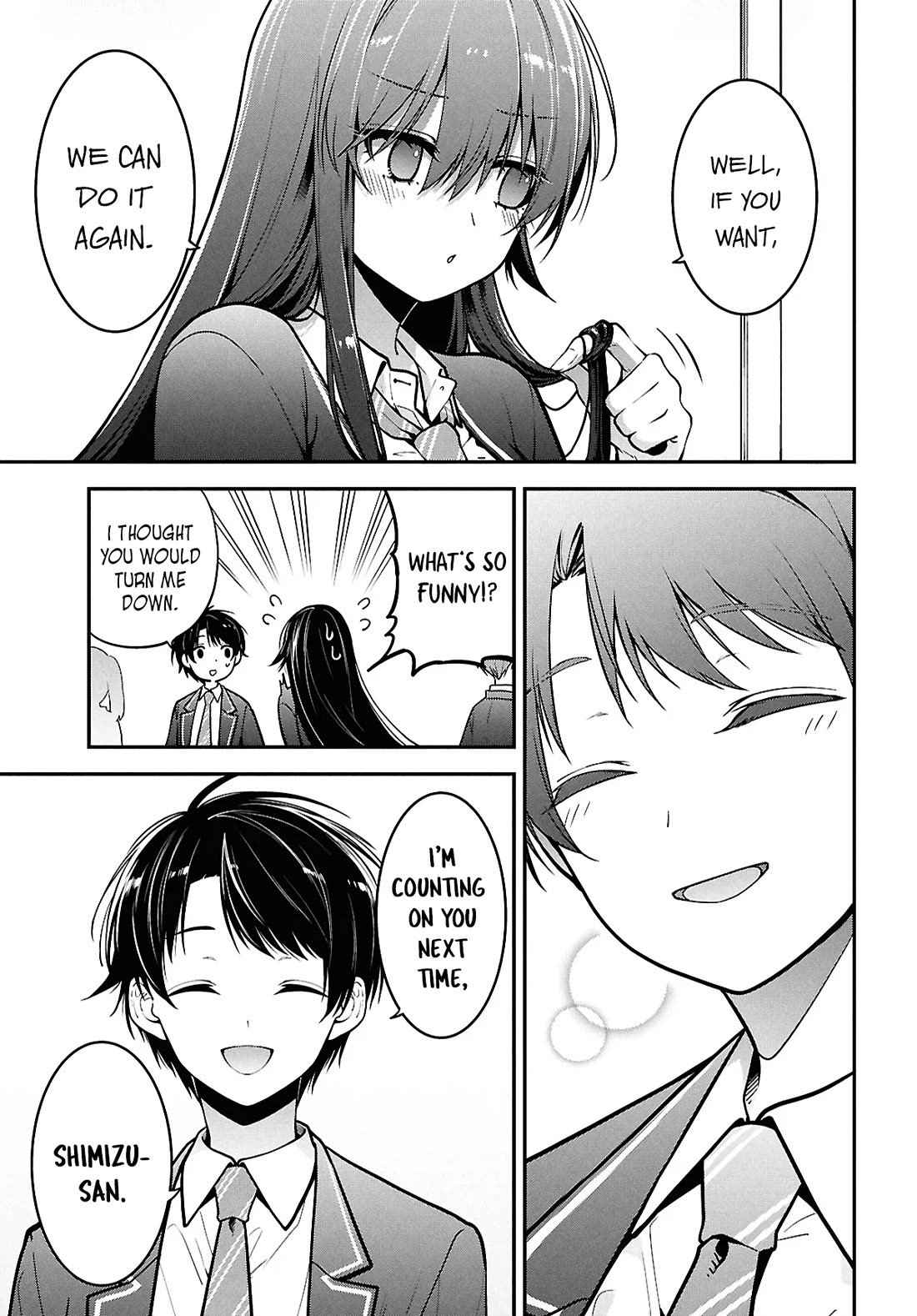 The Delinquent Shimizu-san Sitting Next to Me Has Dyed Her Hair Black Chapter 2 page 33 - Chapter 2