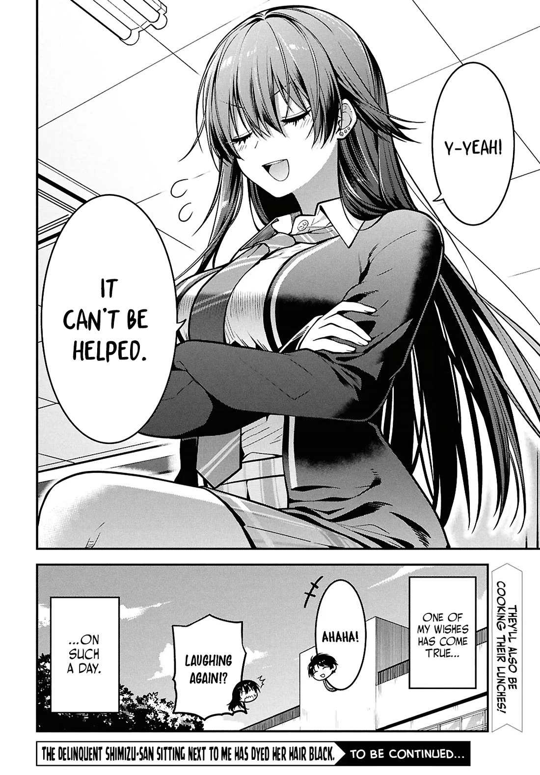 The Delinquent Shimizu-san Sitting Next to Me Has Dyed Her Hair Black Chapter 2 page 34 - Chapter 2