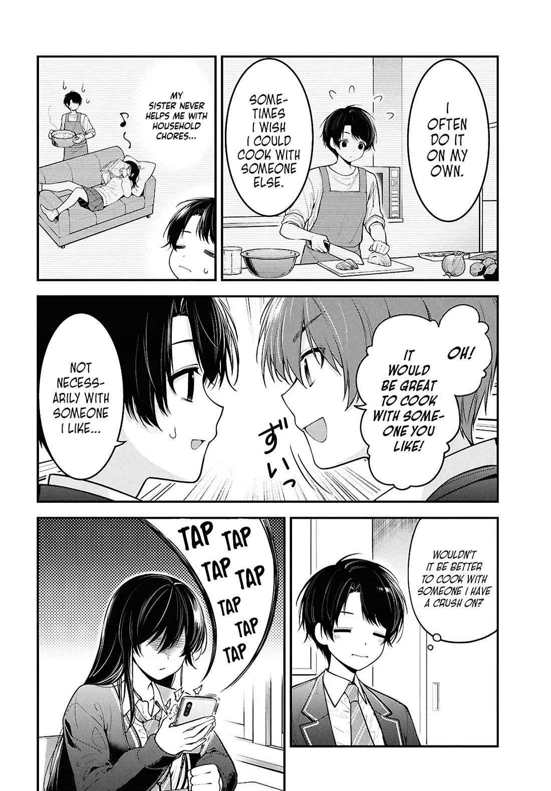 The Delinquent Shimizu-san Sitting Next to Me Has Dyed Her Hair Black Chapter 2 page 4 - Chapter 2