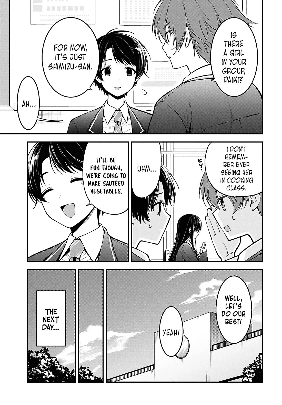 The Delinquent Shimizu-san Sitting Next to Me Has Dyed Her Hair Black Chapter 2 page 5 - Chapter 2