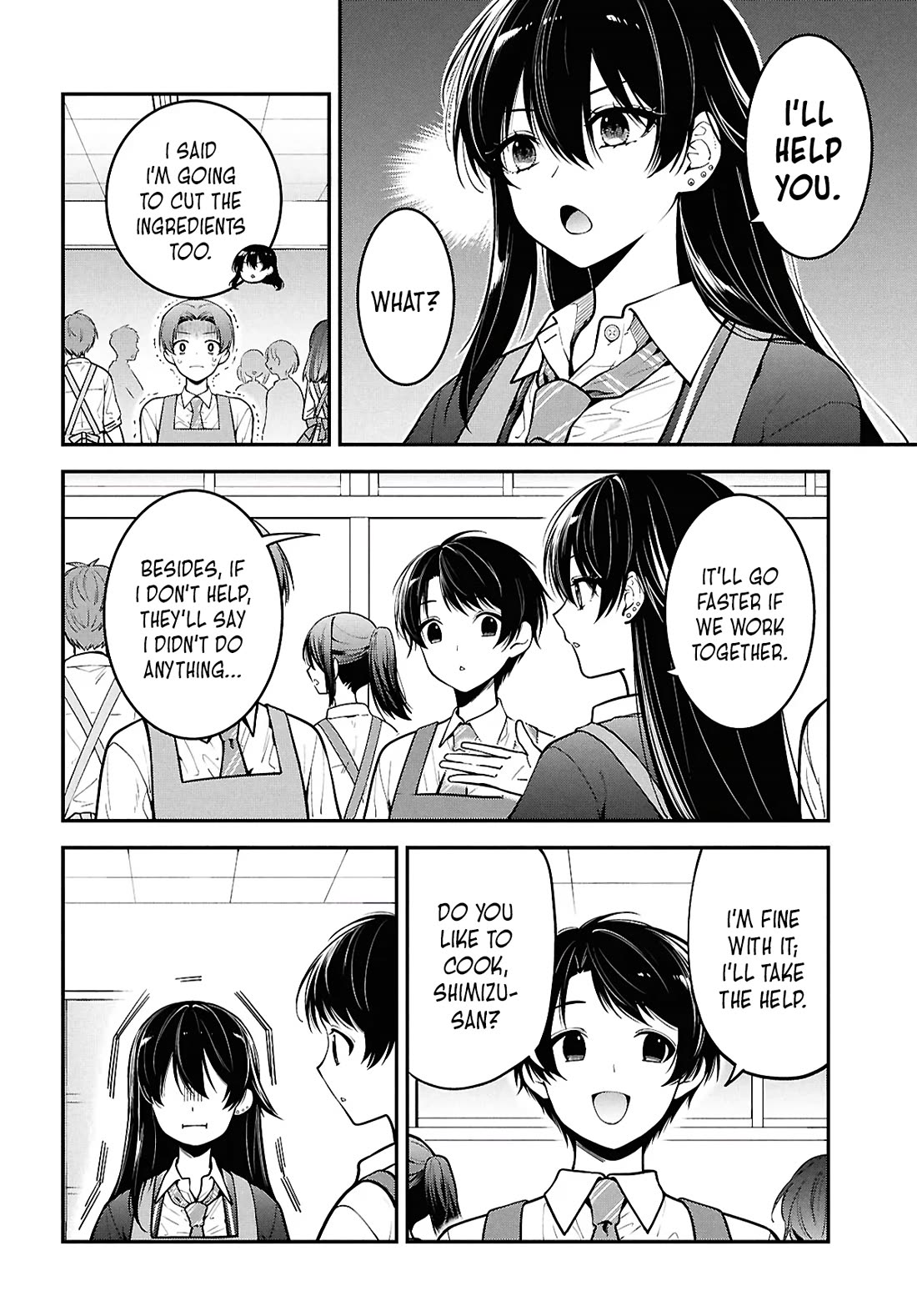 The Delinquent Shimizu-san Sitting Next to Me Has Dyed Her Hair Black Chapter 2 page 8 - Chapter 2