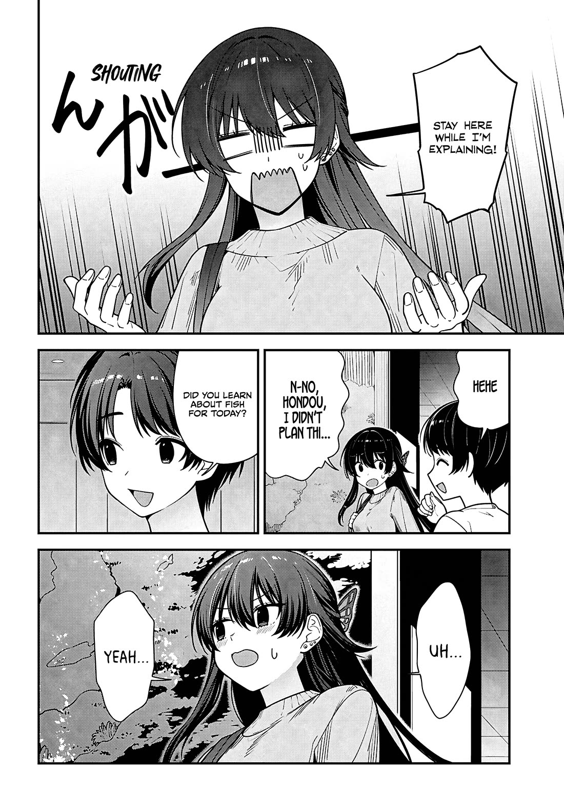 The Delinquent Shimizu-san Sitting Next to Me Has Dyed Her Hair Black Chapter 20 page 14 - Chapter 20