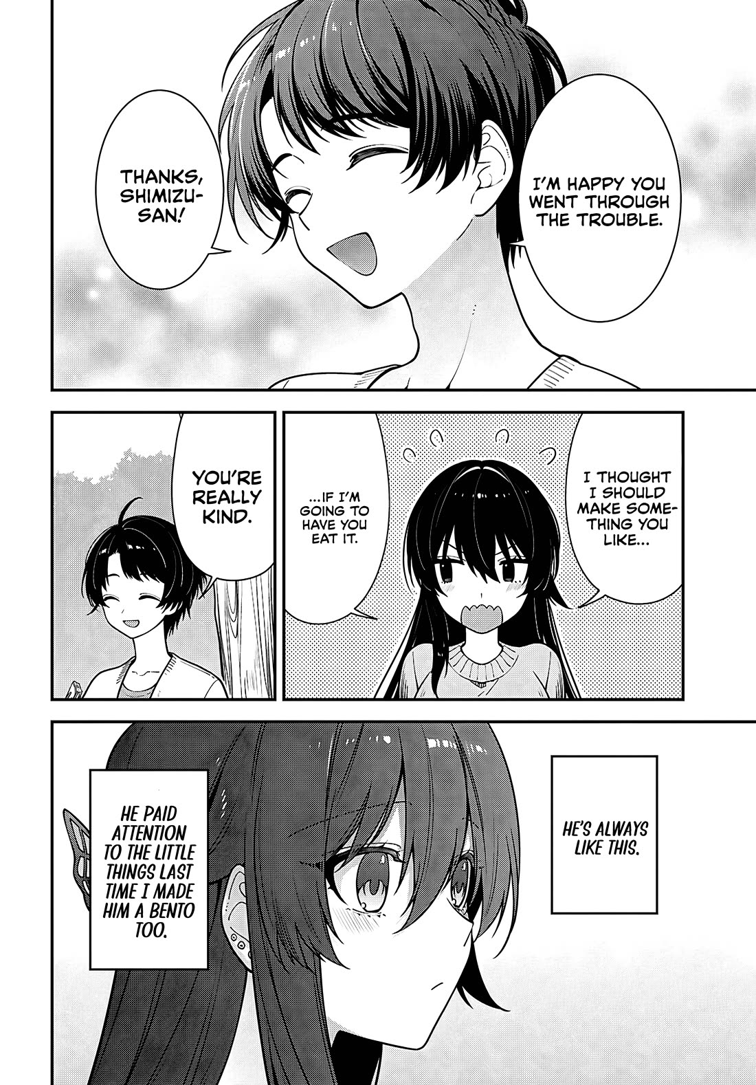 The Delinquent Shimizu-san Sitting Next to Me Has Dyed Her Hair Black Chapter 21 page 14 - Chapter 21