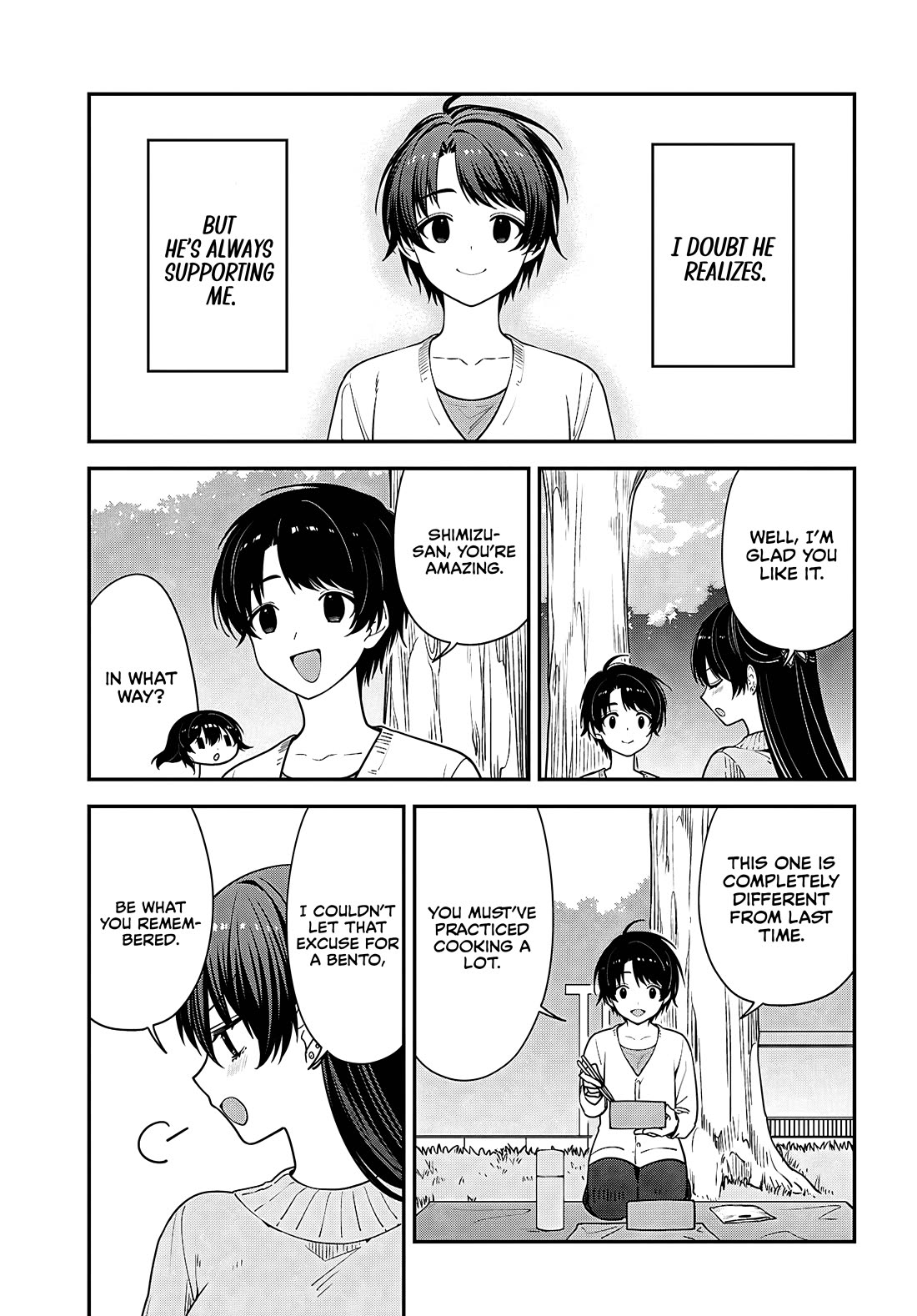 The Delinquent Shimizu-san Sitting Next to Me Has Dyed Her Hair Black Chapter 21 page 15 - Chapter 21
