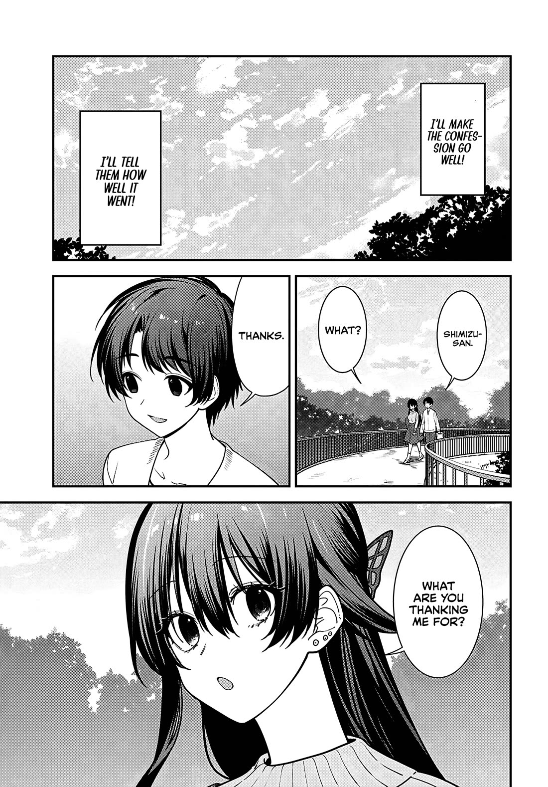 The Delinquent Shimizu-san Sitting Next to Me Has Dyed Her Hair Black Chapter 21 page 25 - Chapter 21