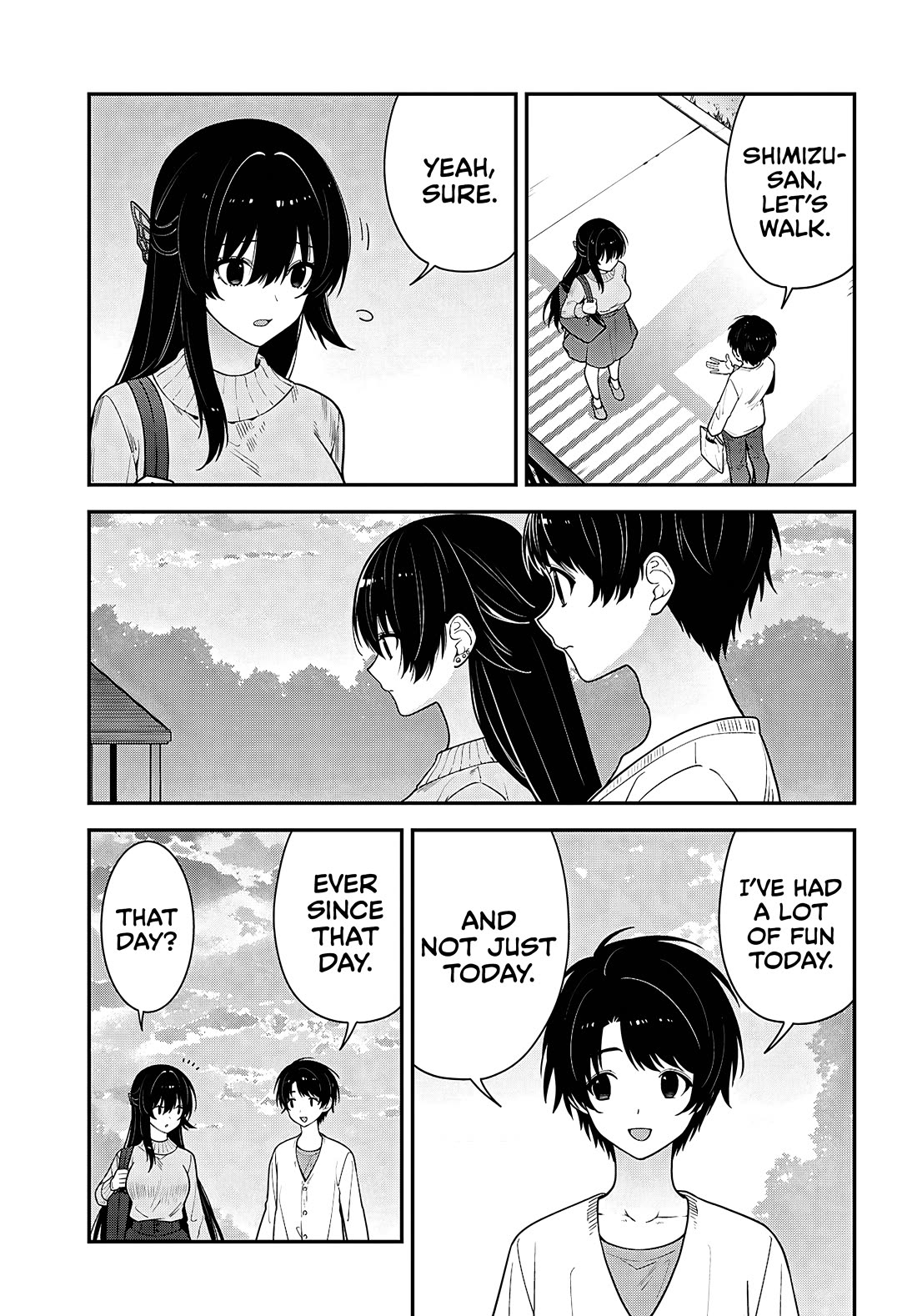 The Delinquent Shimizu-san Sitting Next to Me Has Dyed Her Hair Black Chapter 22 page 5 - Chapter 22 [END]