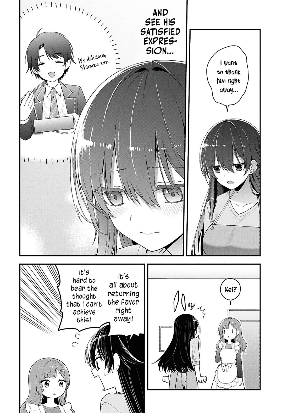 The Delinquent Shimizu-san Sitting Next to Me Has Dyed Her Hair Black Chapter 3 page 12 - Chapter 3