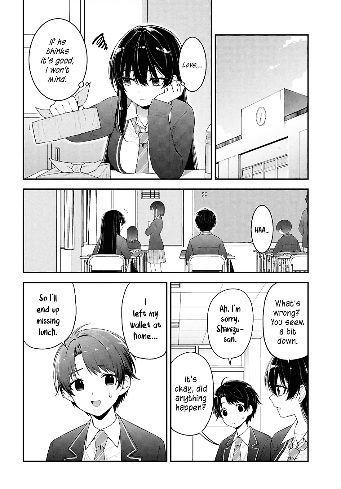 The Delinquent Shimizu-san Sitting Next to Me Has Dyed Her Hair Black Chapter 3 page 16 - Chapter 3