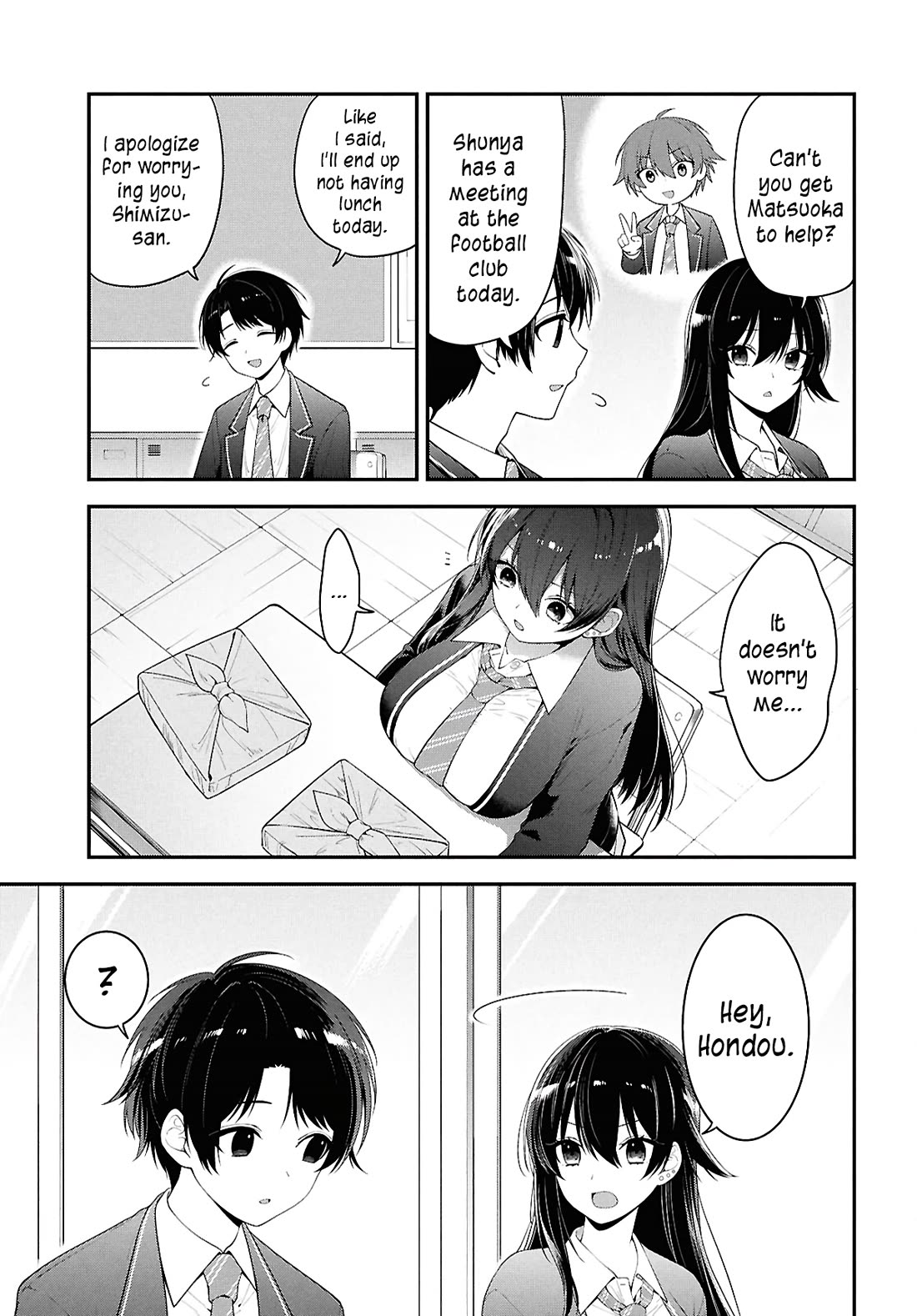 The Delinquent Shimizu-san Sitting Next to Me Has Dyed Her Hair Black Chapter 3 page 17 - Chapter 3