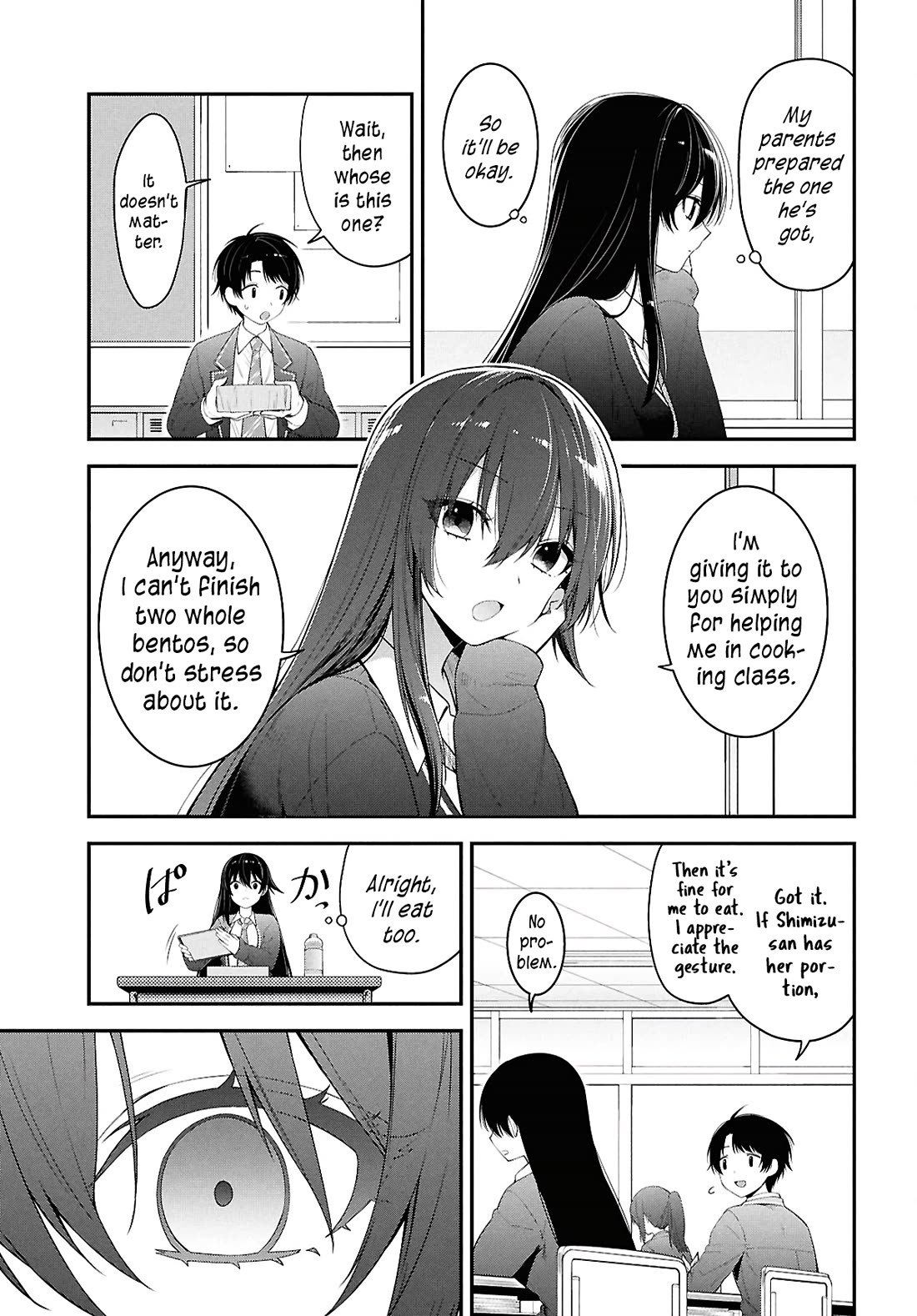 The Delinquent Shimizu-san Sitting Next to Me Has Dyed Her Hair Black Chapter 3 page 19 - Chapter 3