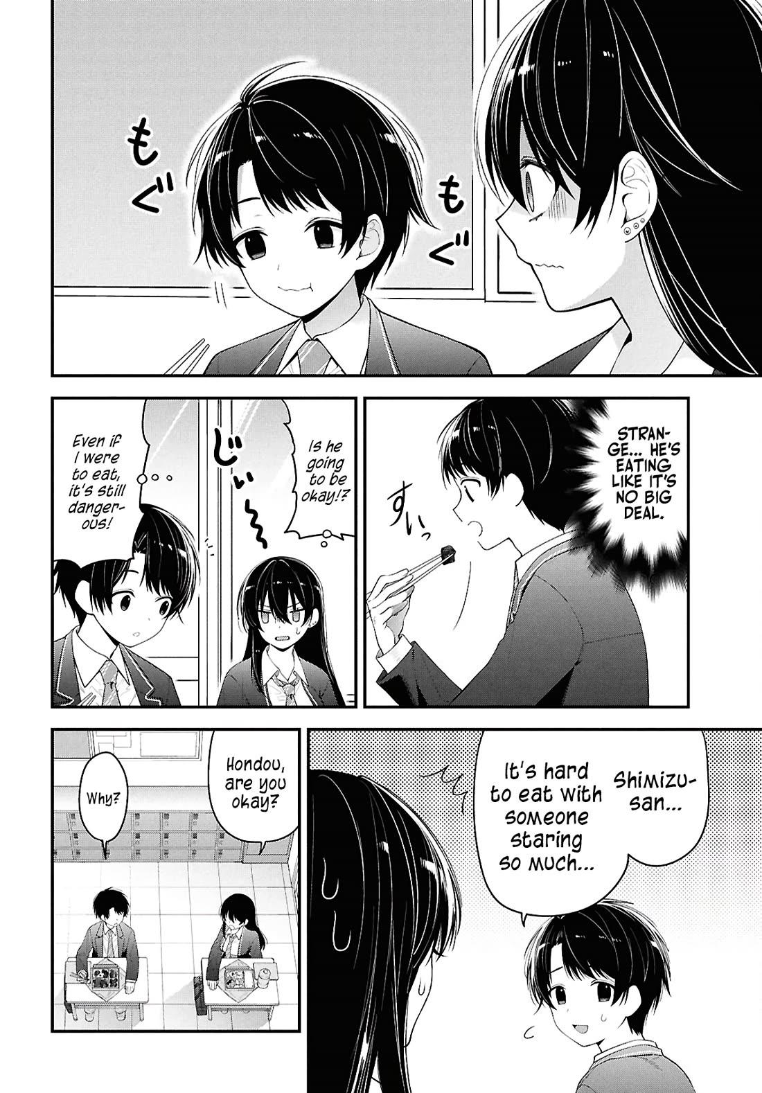 The Delinquent Shimizu-san Sitting Next to Me Has Dyed Her Hair Black Chapter 3 page 22 - Chapter 3