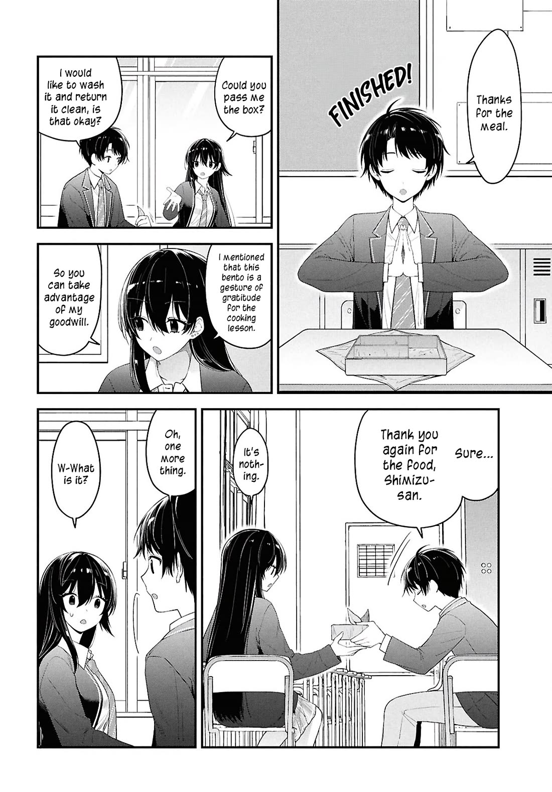 The Delinquent Shimizu-san Sitting Next to Me Has Dyed Her Hair Black Chapter 3 page 28 - Chapter 3