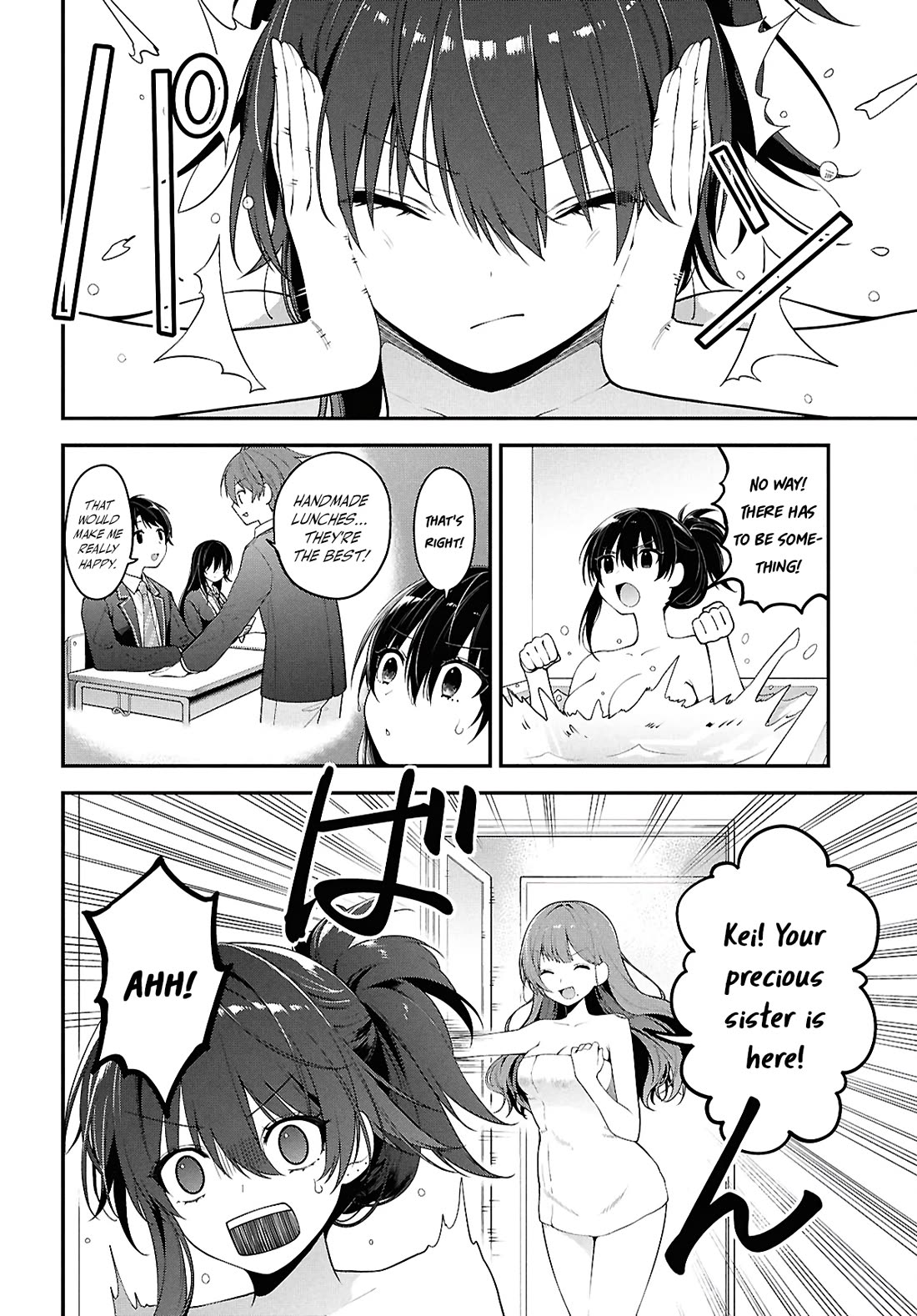 The Delinquent Shimizu-san Sitting Next to Me Has Dyed Her Hair Black Chapter 3 page 4 - Chapter 3