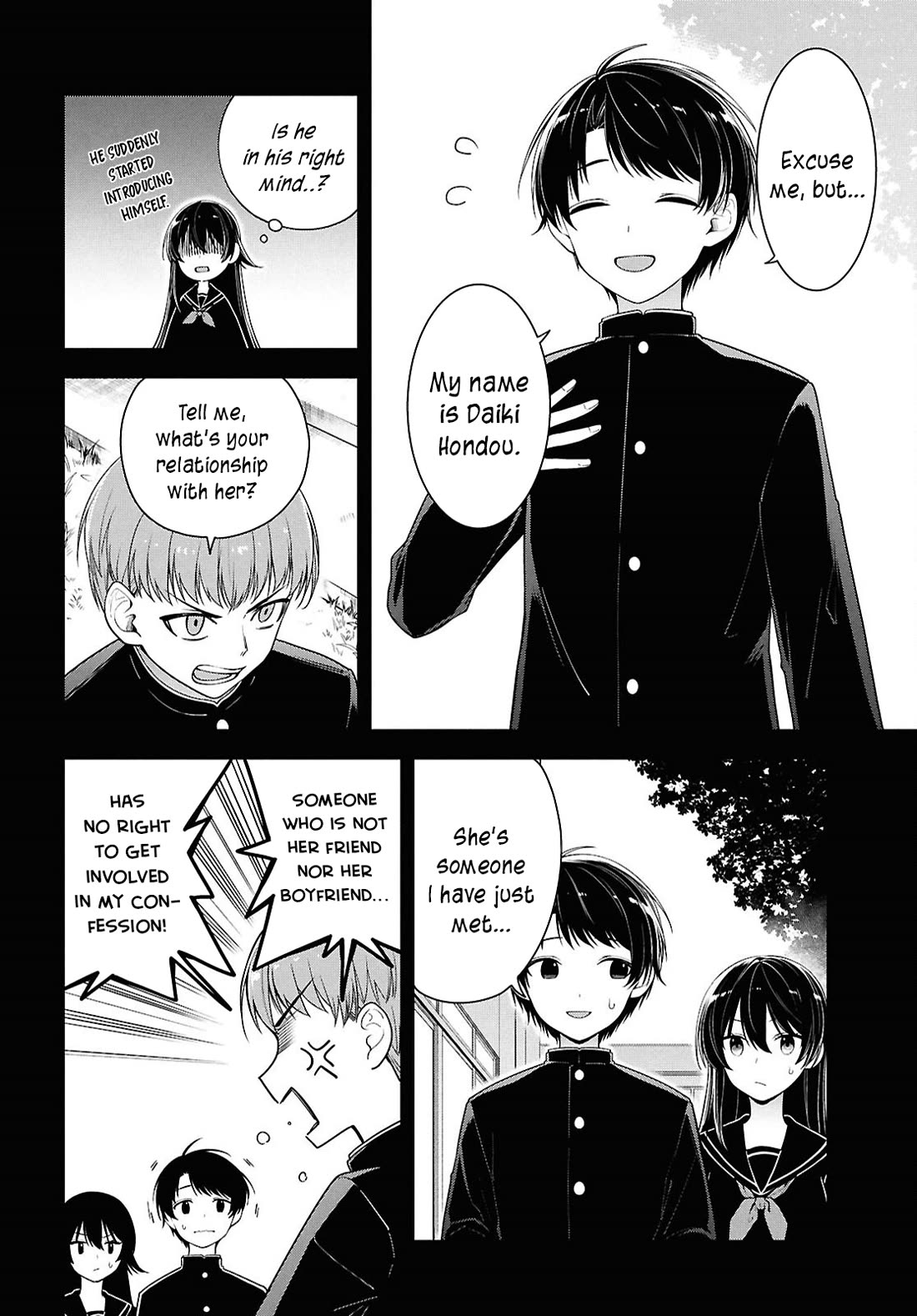 The Delinquent Shimizu-san Sitting Next to Me Has Dyed Her Hair Black Chapter 4 page 13 - Chapter 4