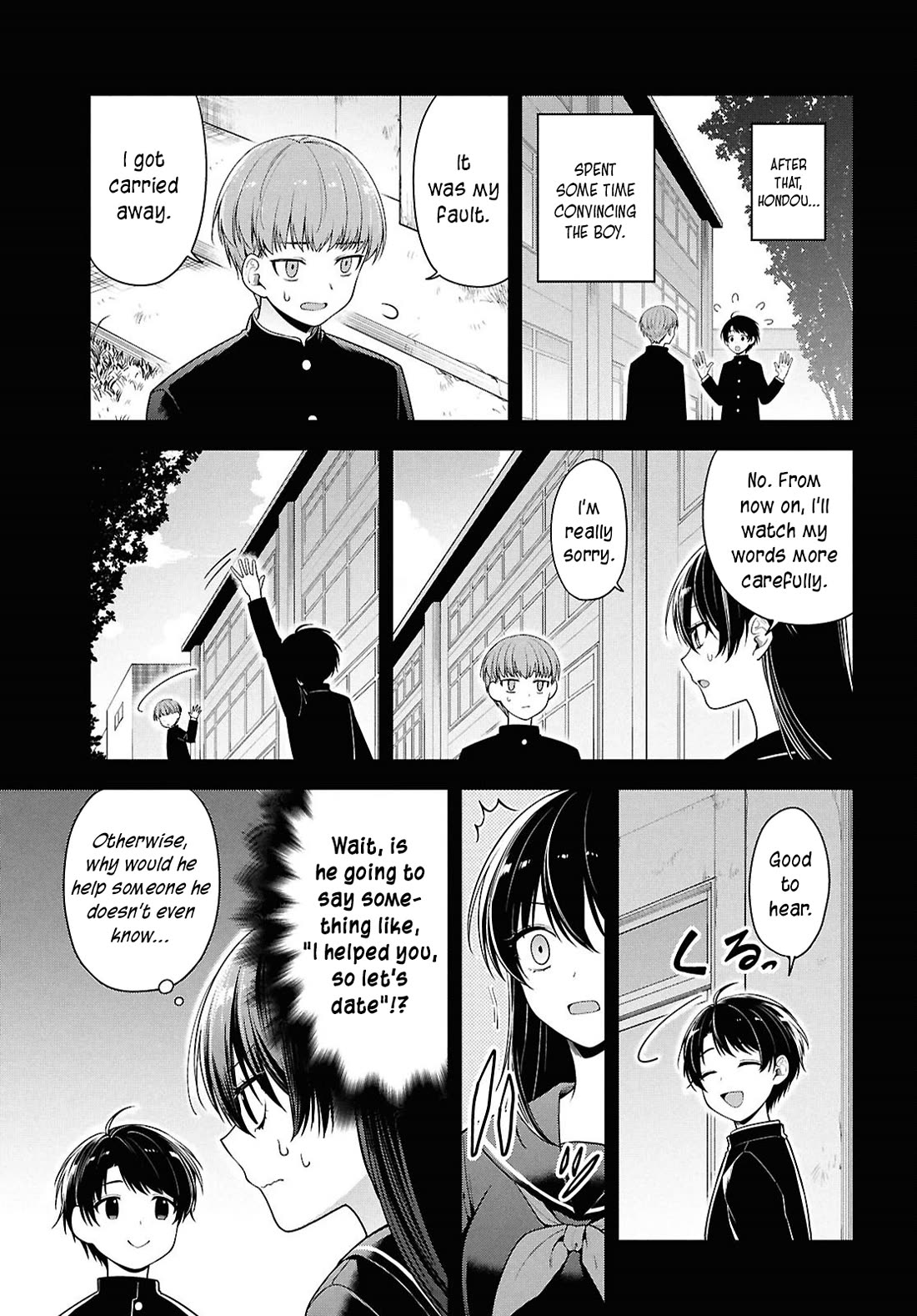 The Delinquent Shimizu-san Sitting Next to Me Has Dyed Her Hair Black Chapter 4 page 16 - Chapter 4