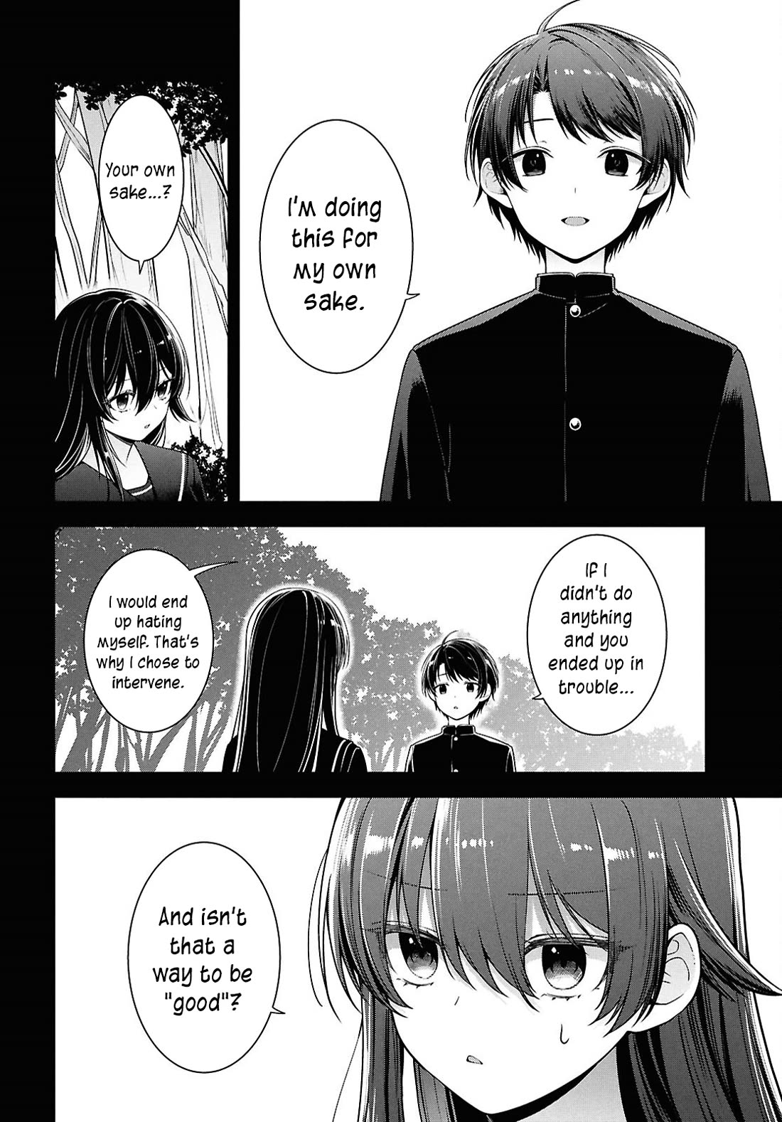 The Delinquent Shimizu-san Sitting Next to Me Has Dyed Her Hair Black Chapter 4 page 21 - Chapter 4