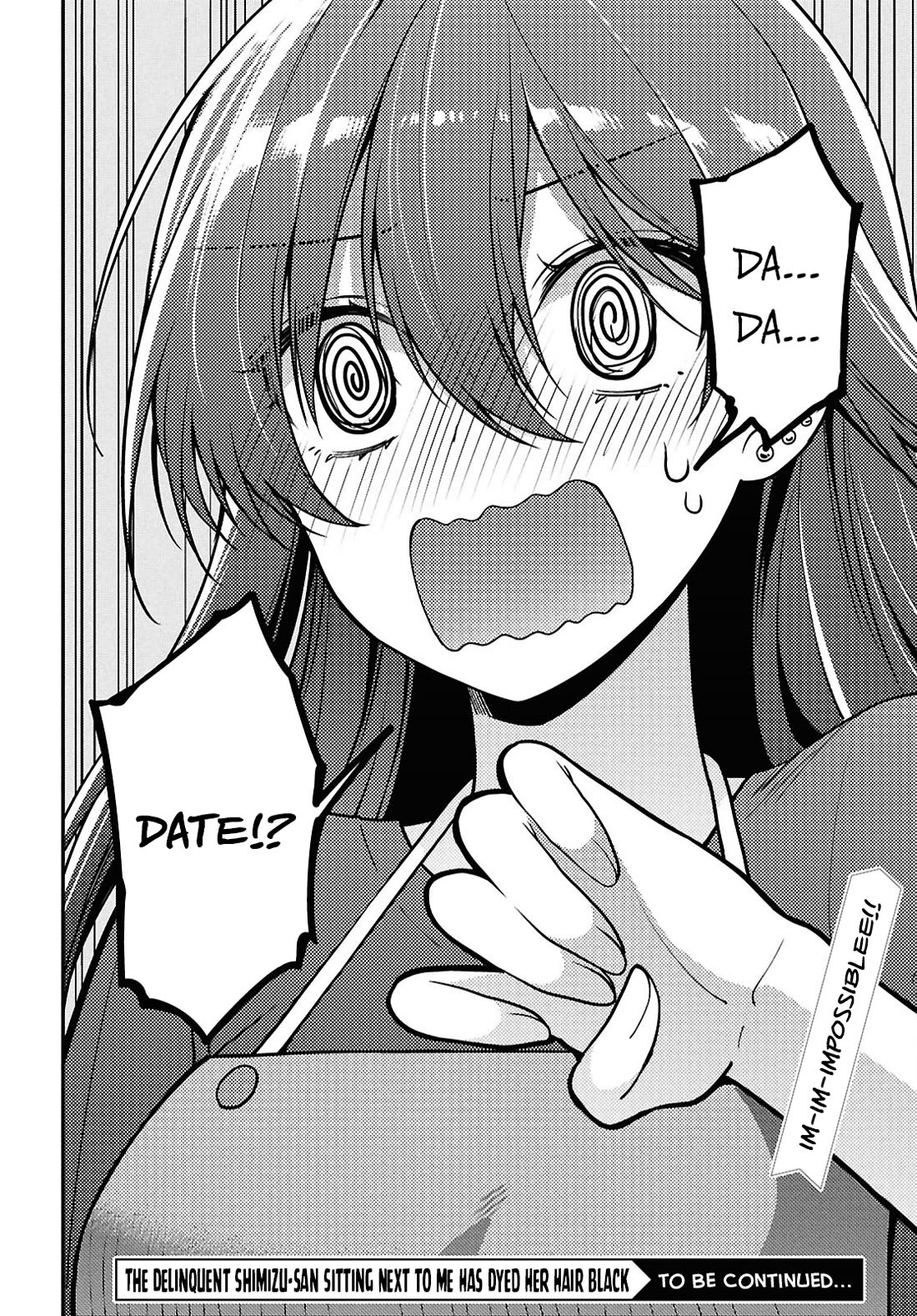 The Delinquent Shimizu-san Sitting Next to Me Has Dyed Her Hair Black Chapter 4 page 30 - Chapter 4