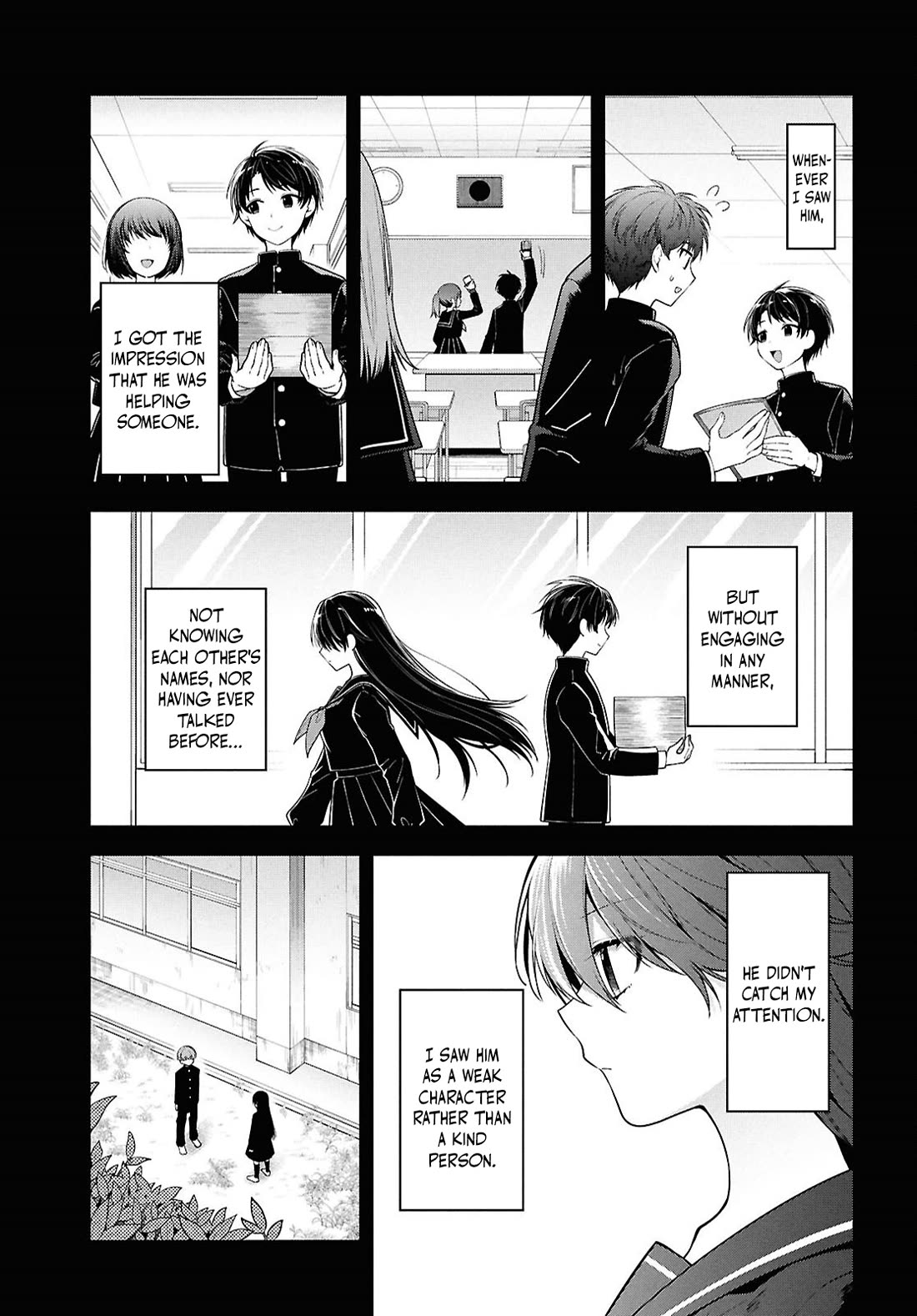 The Delinquent Shimizu-san Sitting Next to Me Has Dyed Her Hair Black Chapter 4 page 9 - Chapter 4