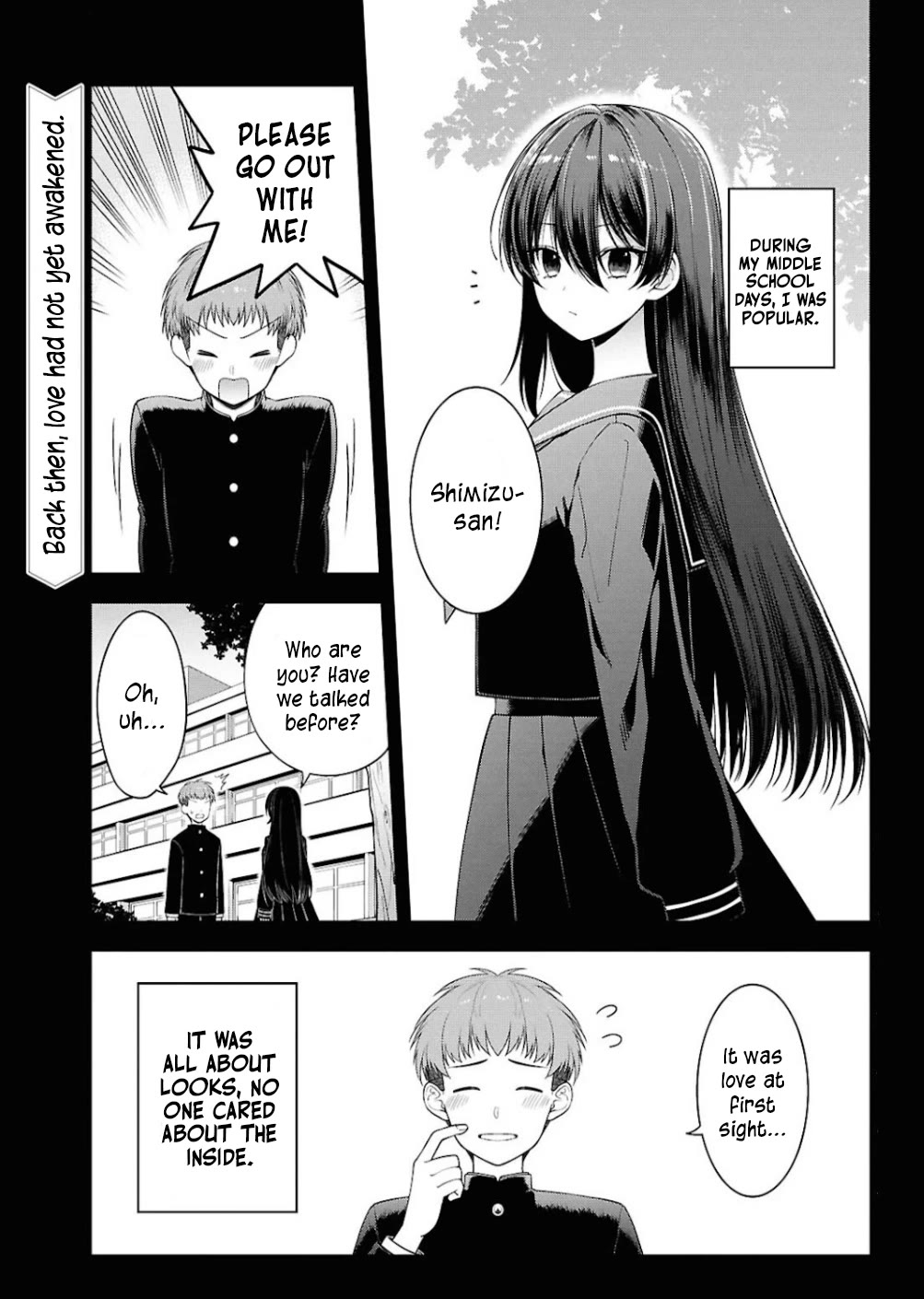 The Delinquent Shimizu-san Sitting Next to Me Has Dyed Her Hair Black Chapter 5 page 1 - Chapter 5