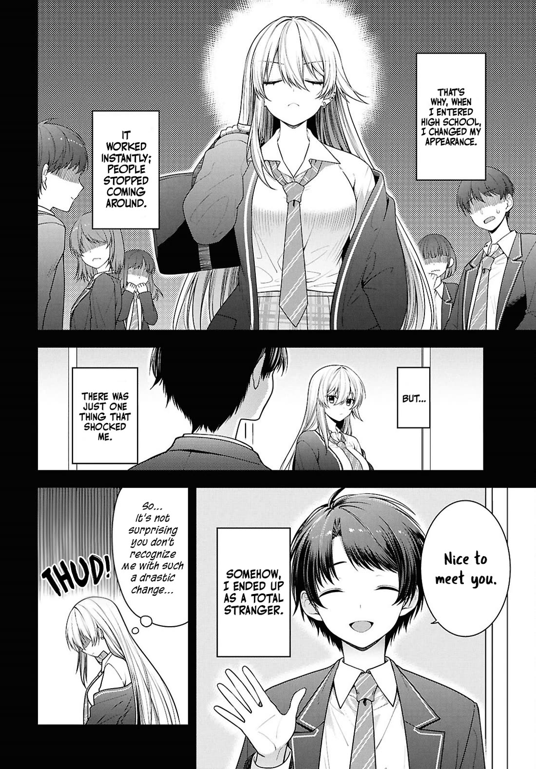 The Delinquent Shimizu-san Sitting Next to Me Has Dyed Her Hair Black Chapter 5 page 2 - Chapter 5