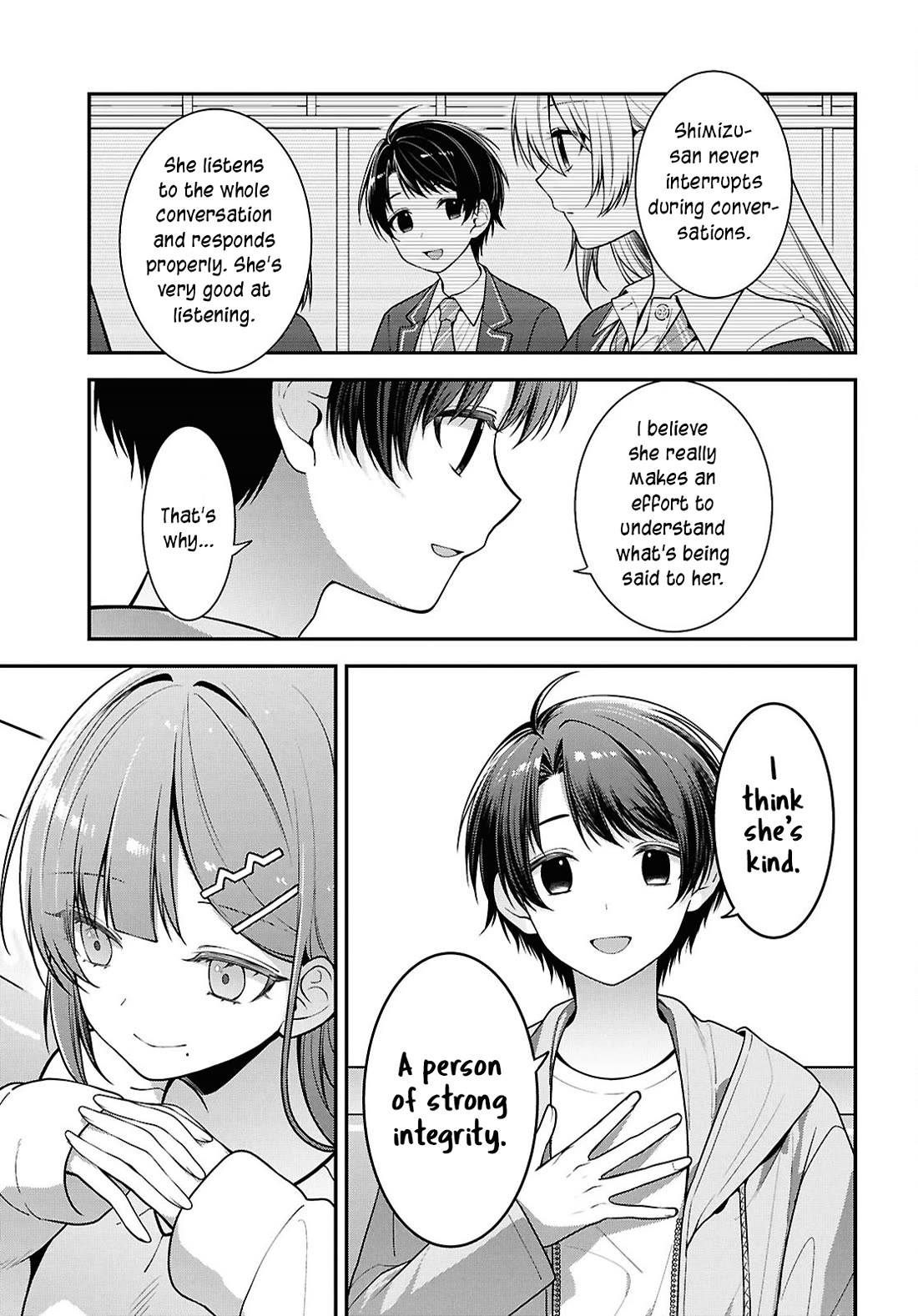 The Delinquent Shimizu-san Sitting Next to Me Has Dyed Her Hair Black Chapter 5 page 23 - Chapter 5