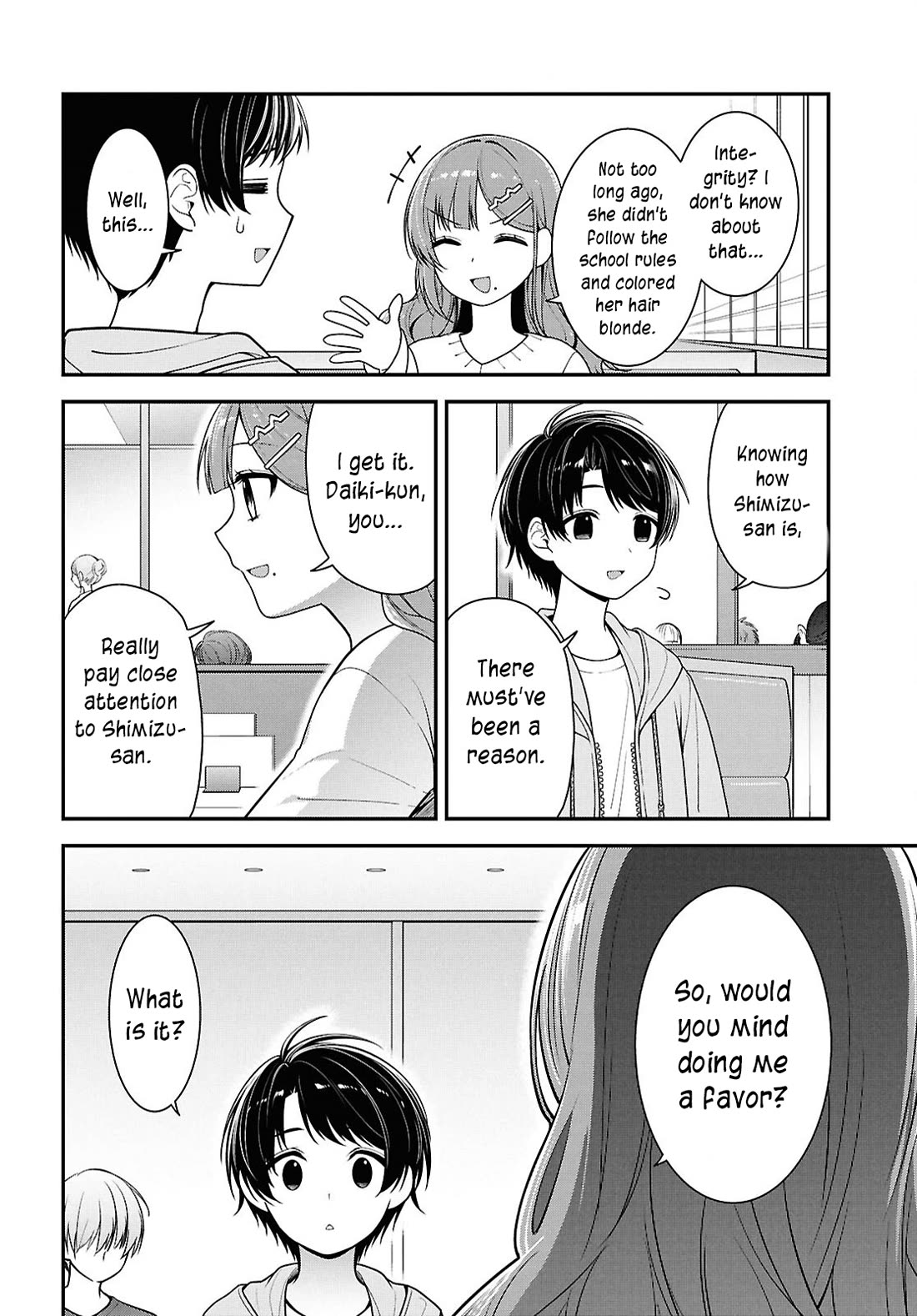 The Delinquent Shimizu-san Sitting Next to Me Has Dyed Her Hair Black Chapter 5 page 24 - Chapter 5